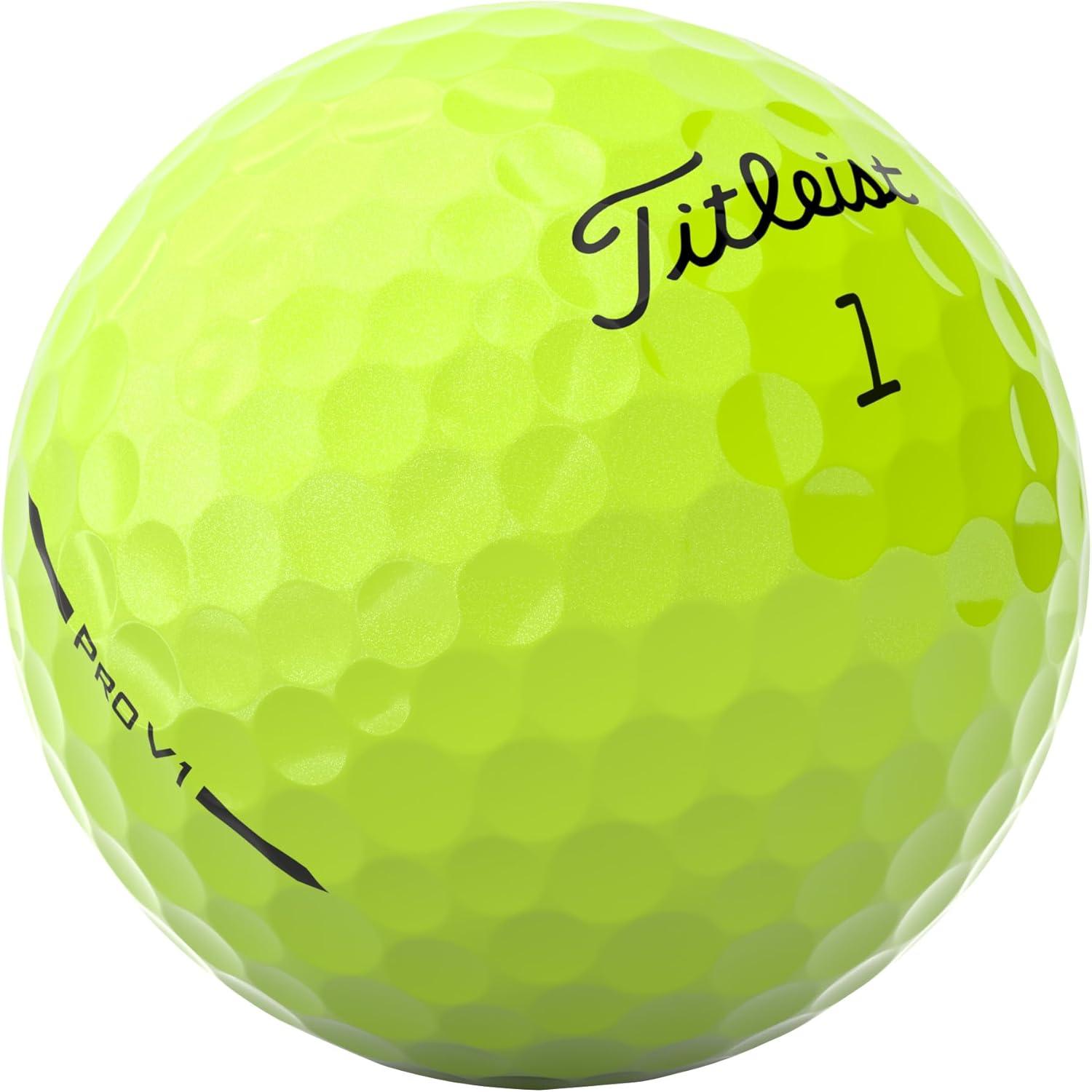Titleist 2025 Pro V1, 12 Pack, Yellow