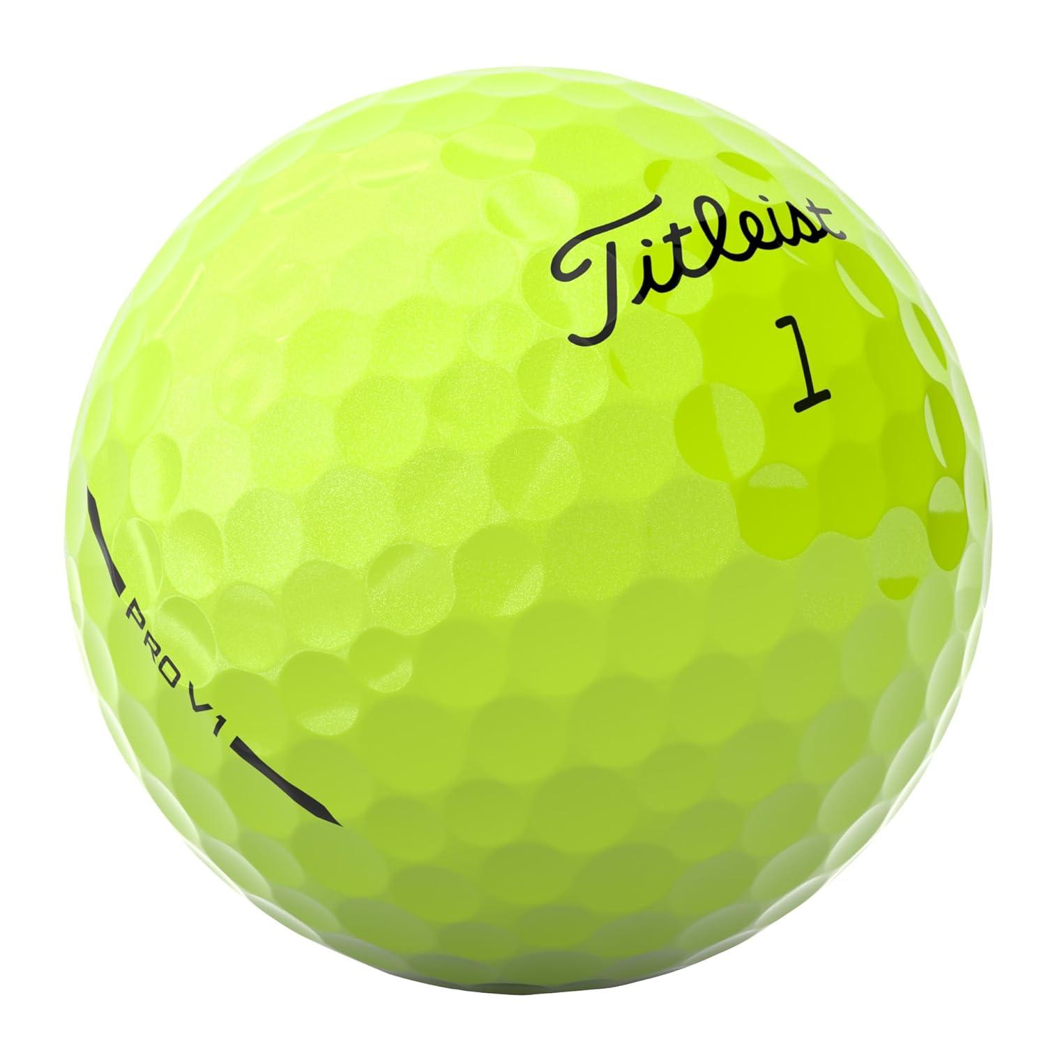 Titleist 2025 Pro V1, 12 Pack, Yellow