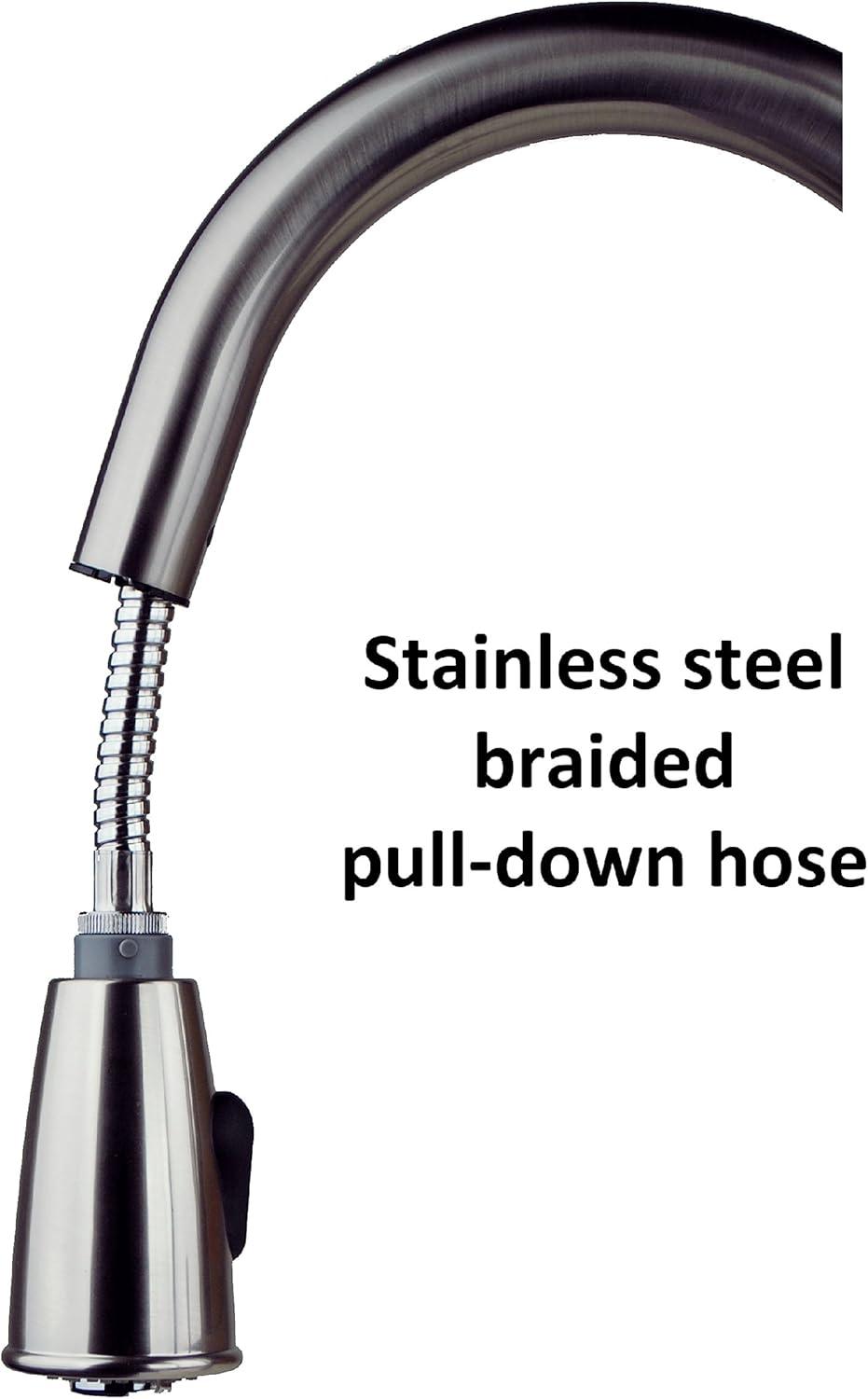 Single Handle Pull Down Kitchen Faucet