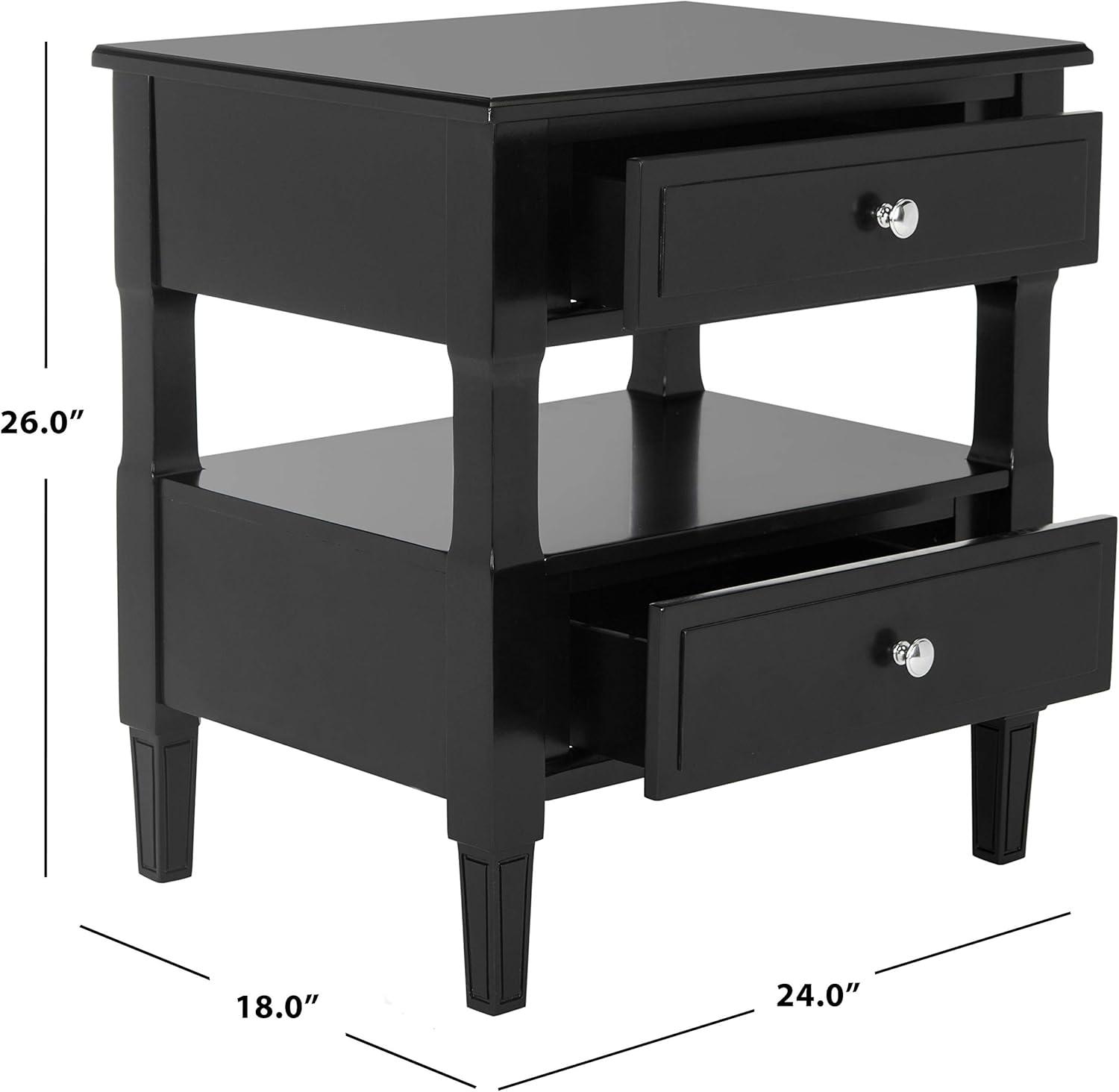 Jenson Side Table - Black - Safavieh.