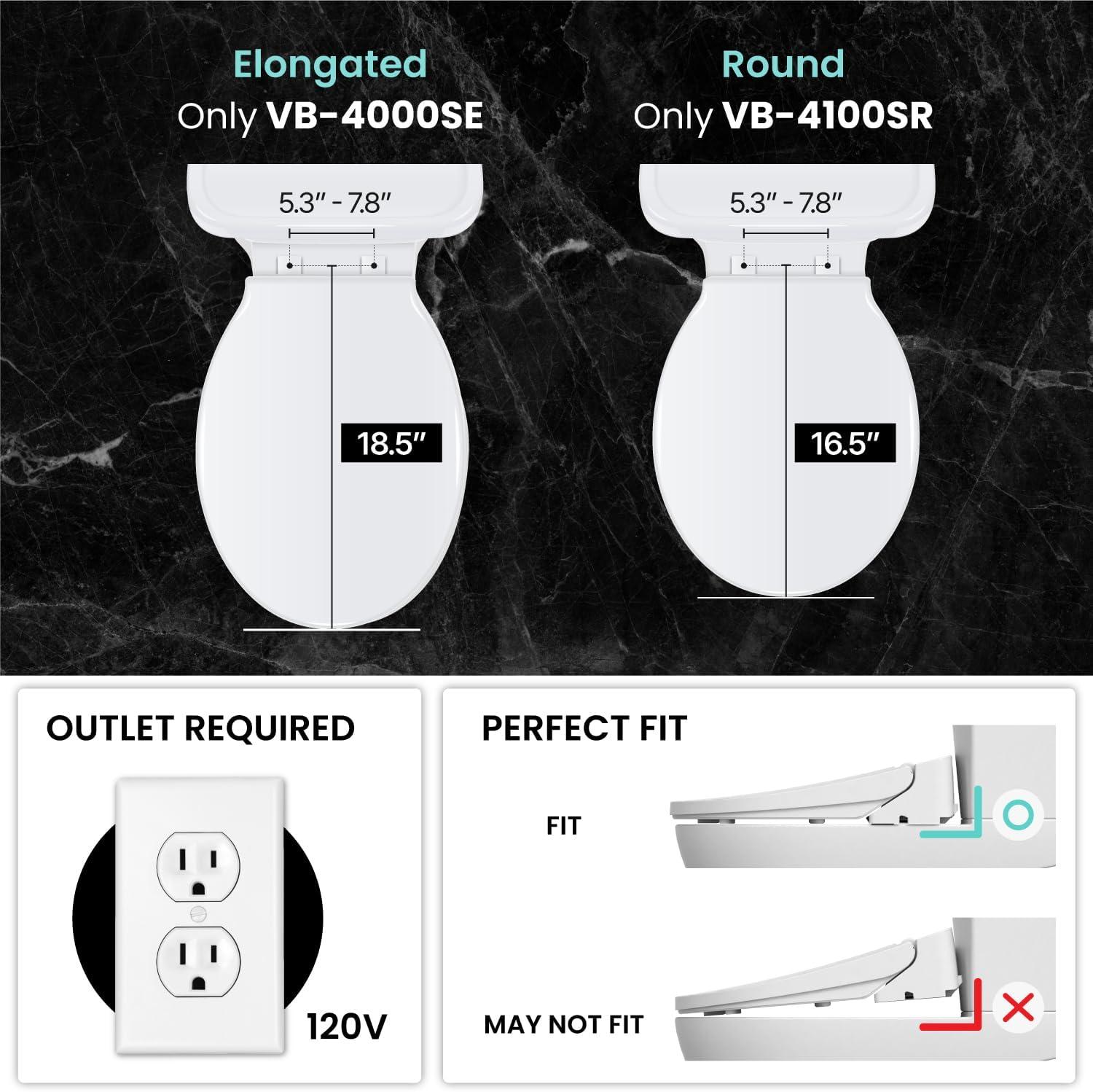 Stylement Electric Bidet Seat, Elongated Toilet in White, Remote, Deodorizer, Stainless Nozzle, UV LED, Made in Korea