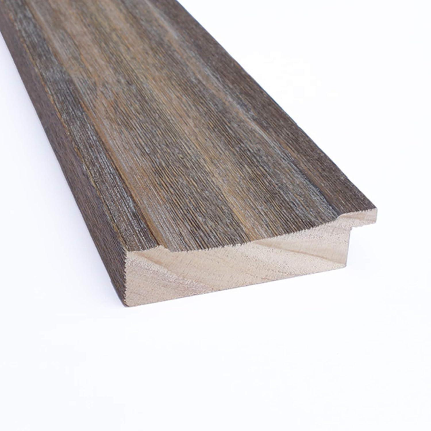 Amanti Art Beveled Wood Wall Mirror - Country Barnwood Frame Country Barnwood Outer Size: 23 x 29 in