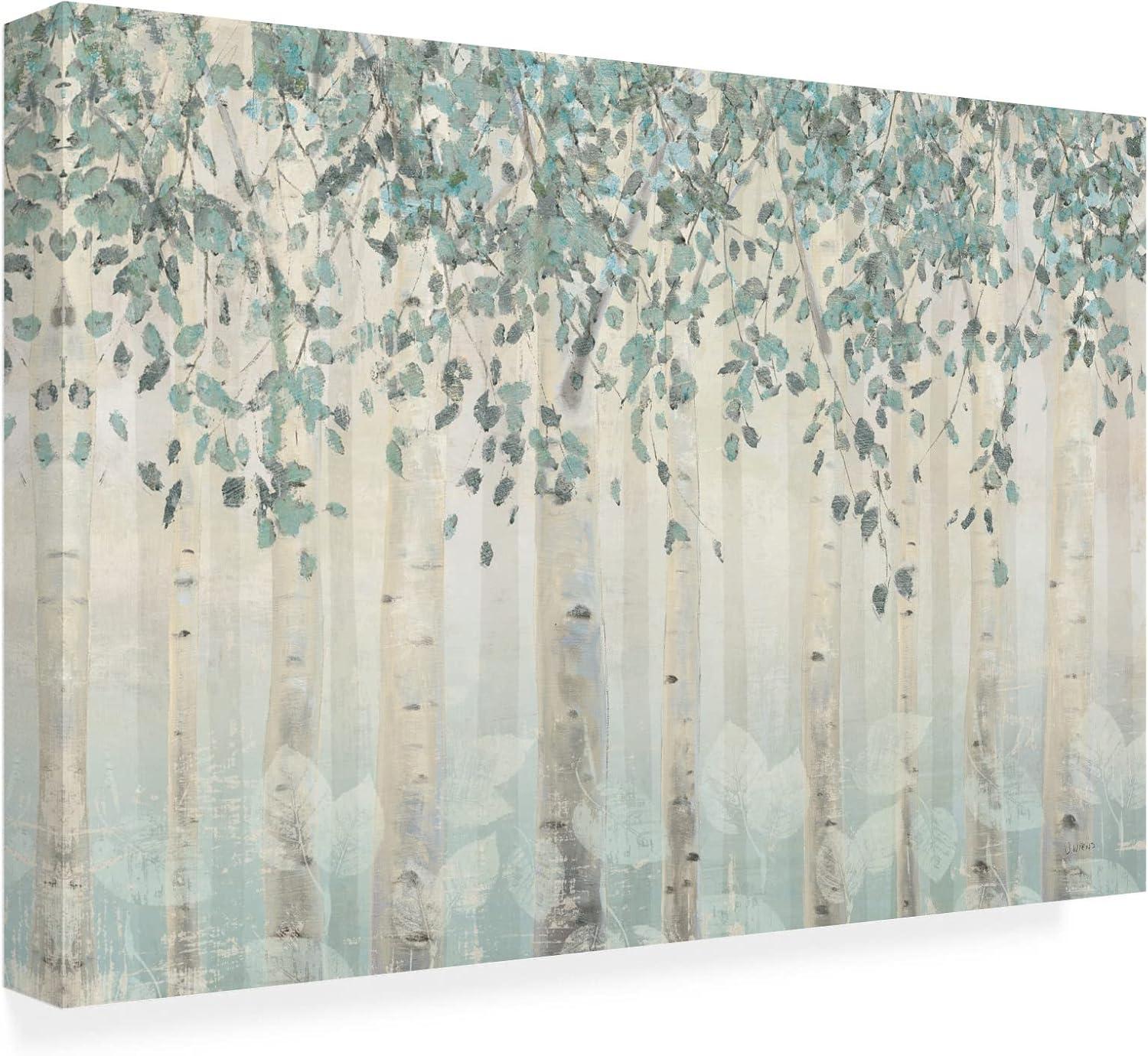 " Dream Forest I Silver Leaves " by James Wiens Painting Print