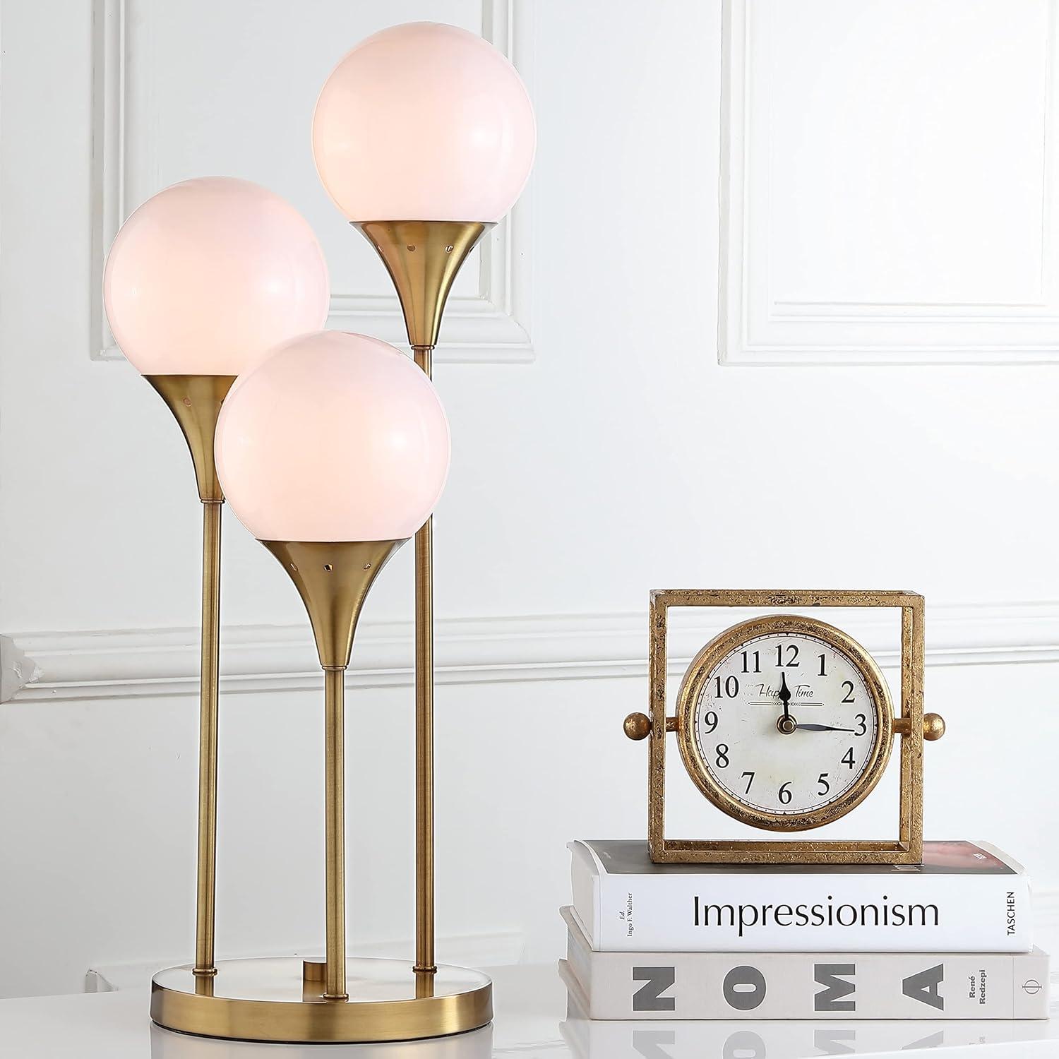 Marzio Table Lamp - Brass Gold - Safavieh.