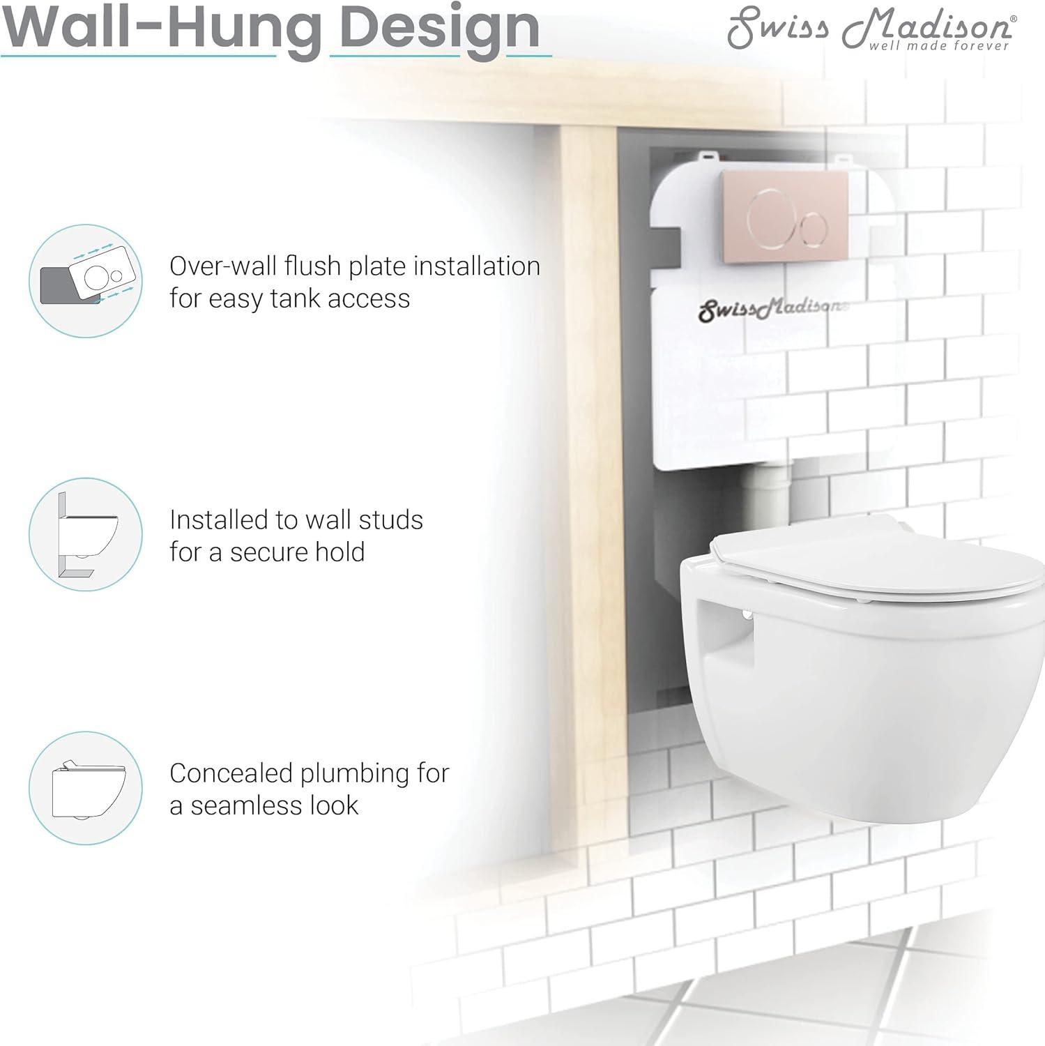 Ivy Wall-Hung Elongated Toilet Bowl