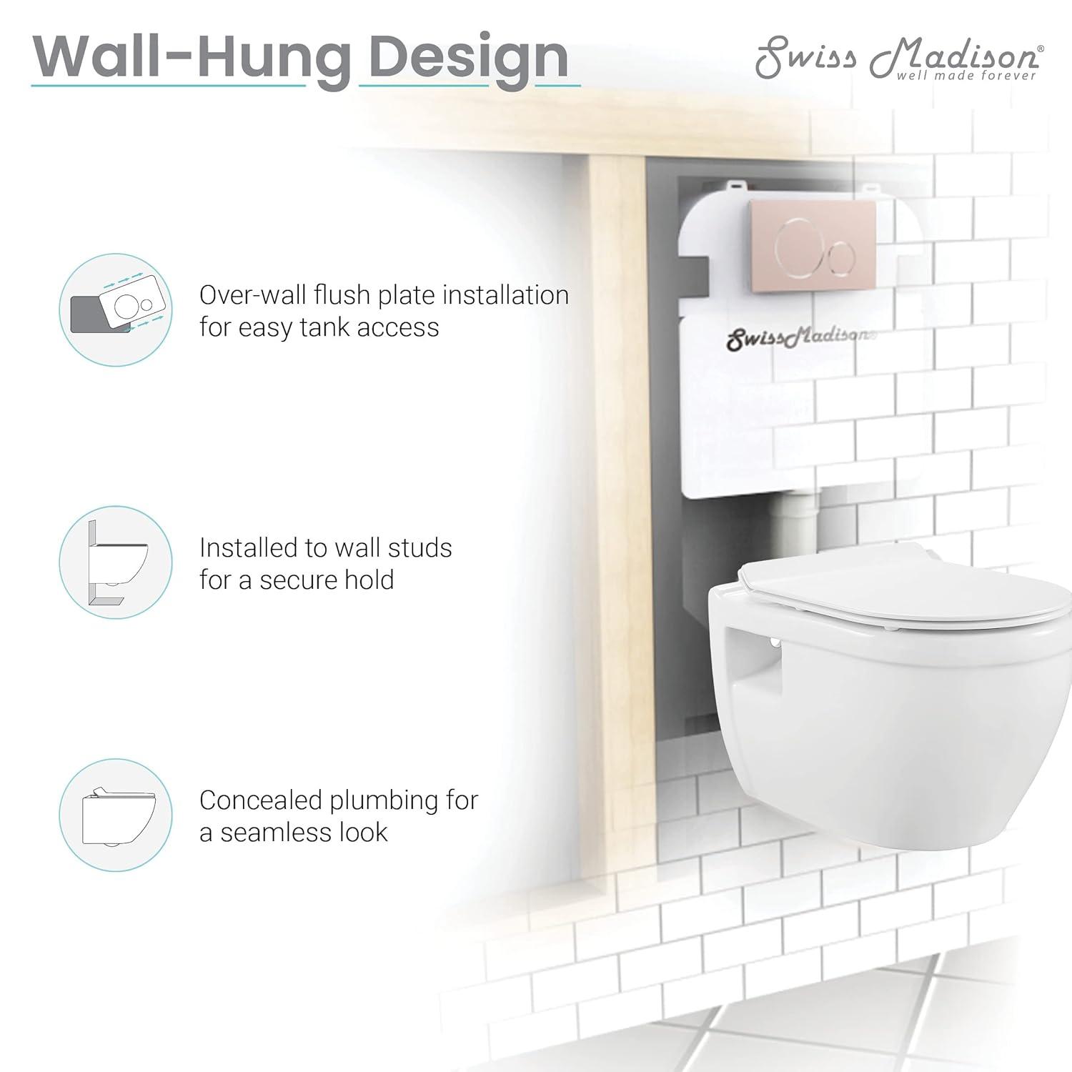 Ivy Wall-Hung Elongated Toilet Bowl