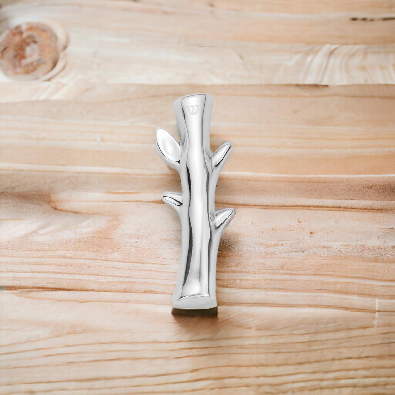 Silver Tree of Life Mezuzah in Nambé Alloy