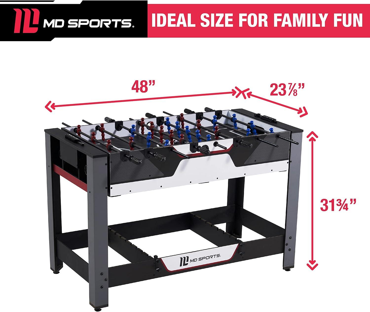 MD Sports Md Sports 48 Inch 2 In 1 Swivel Table