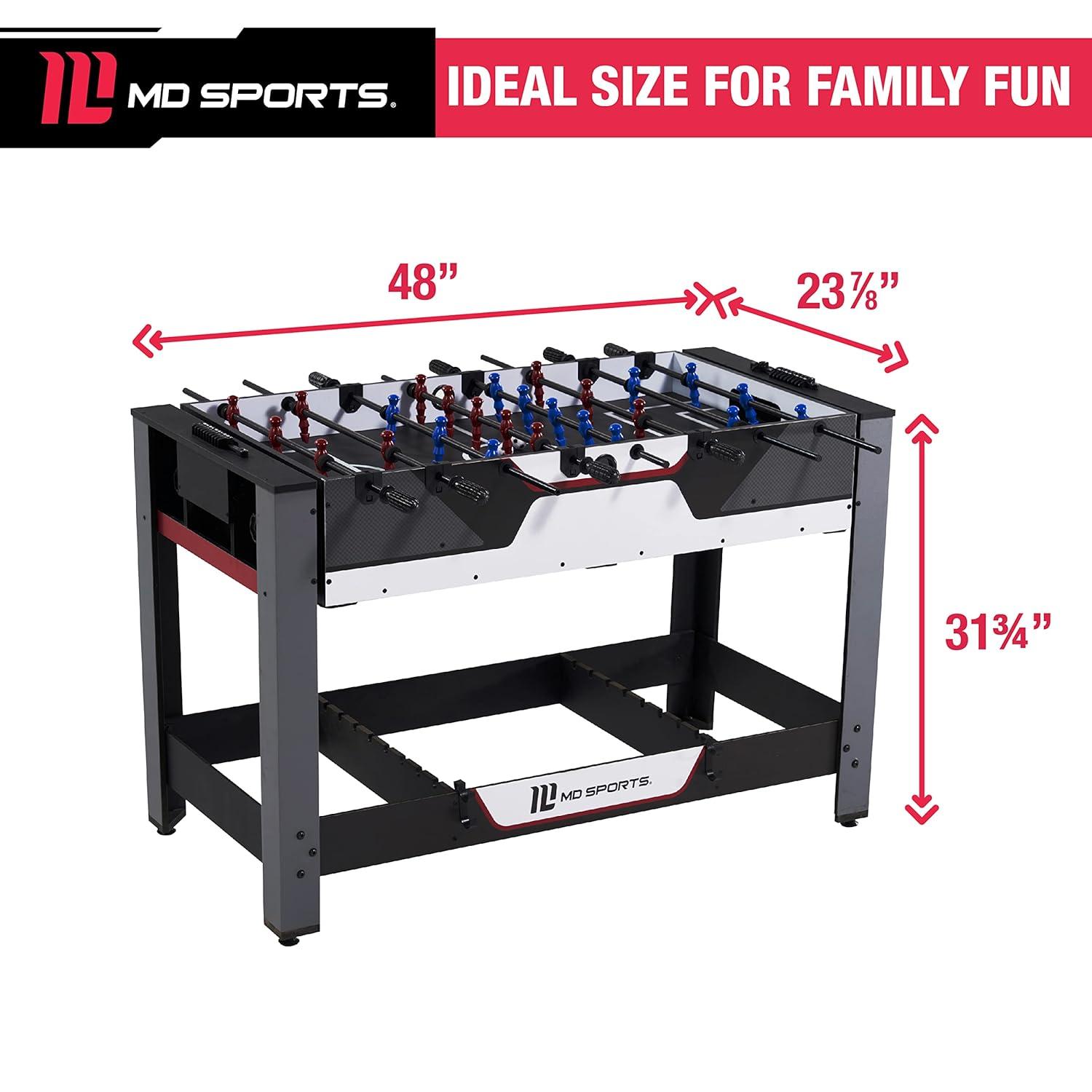 MD Sports Md Sports 48 Inch 2 In 1 Swivel Table