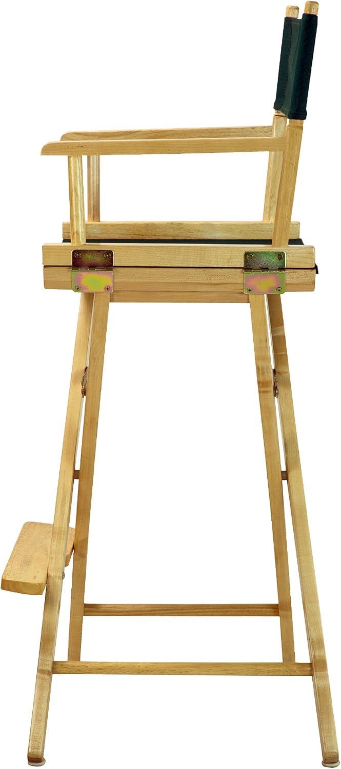 230-00-021-32 30 in. Directors Chair Natural Frame with Hunter Green Canvas