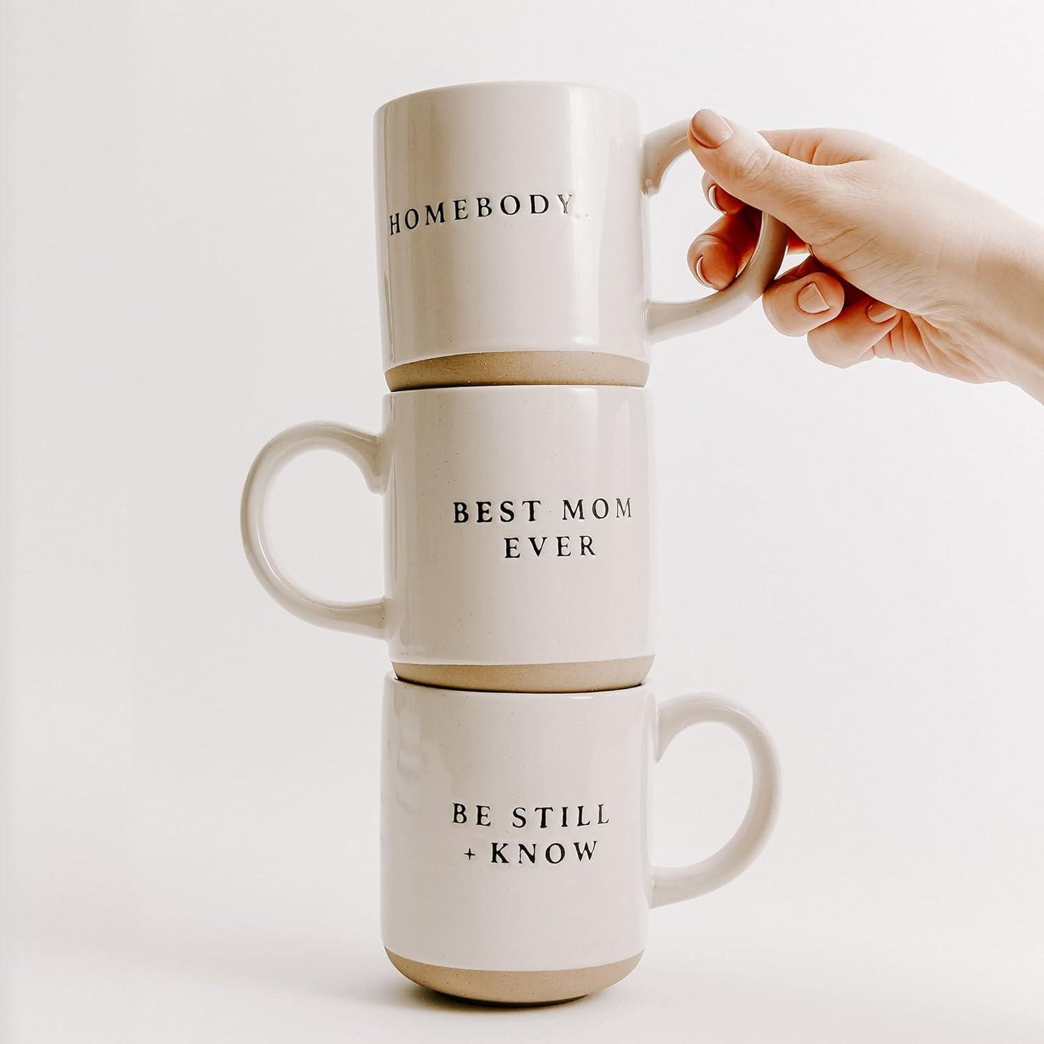 Sweet Water Decor Be Still and Know Stoneware Coffee Mug - 14oz