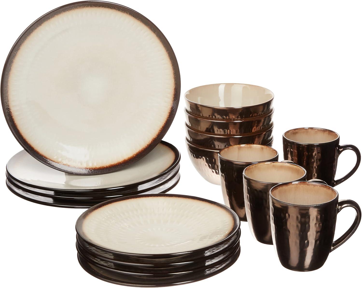 Gourmet Basics by Mikasa Gourmet Basics by Mikasa Anastasia 16-Piece Stoneware Dinnerware Set, Service for 4