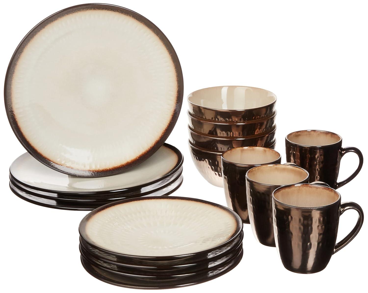 Gourmet Basics by Mikasa Gourmet Basics by Mikasa Anastasia 16-Piece Stoneware Dinnerware Set, Service for 4