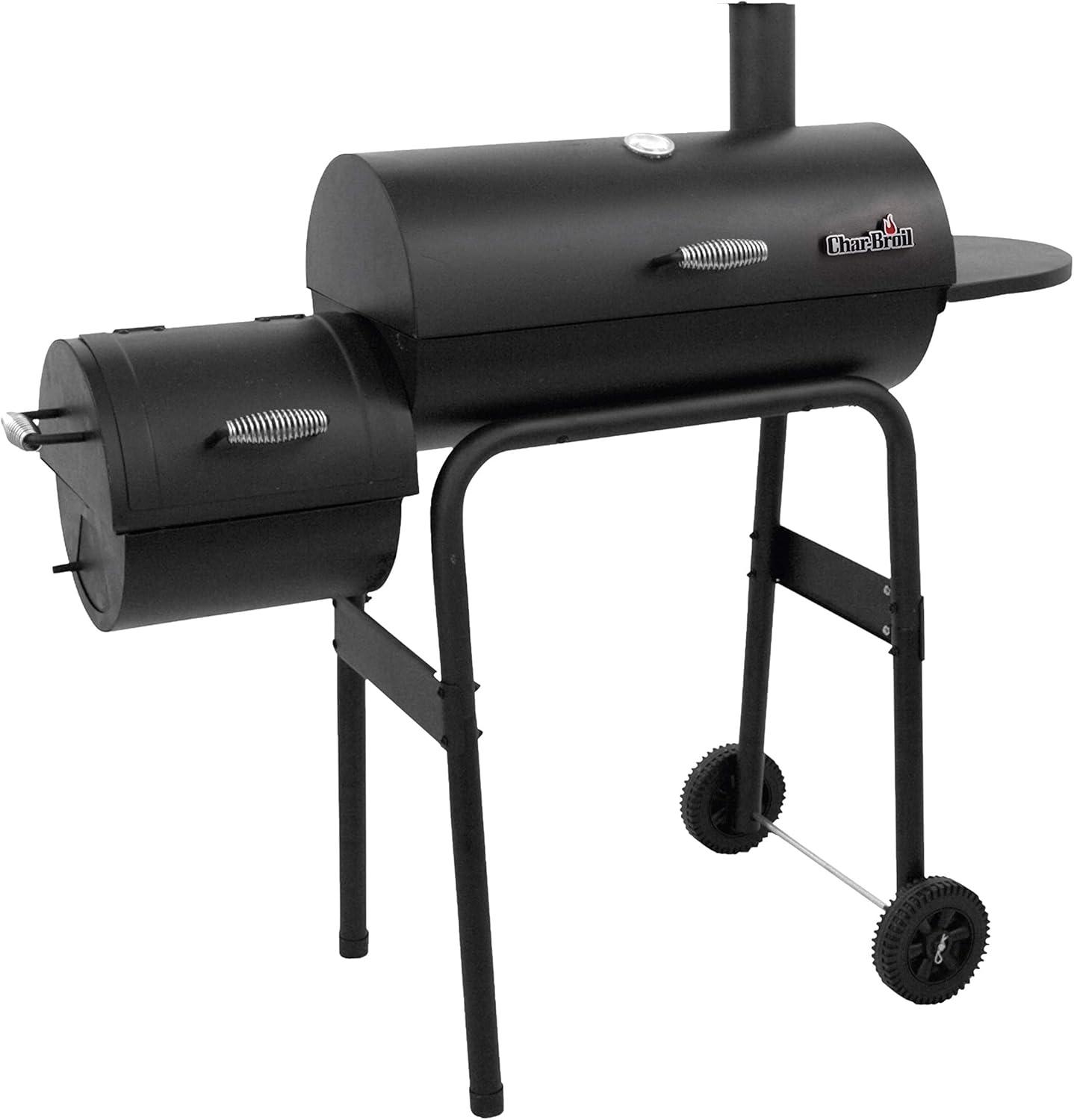Charbroil Charbroil American Gourmet 430 Offset Barrel Charcoal Grill and Smoker