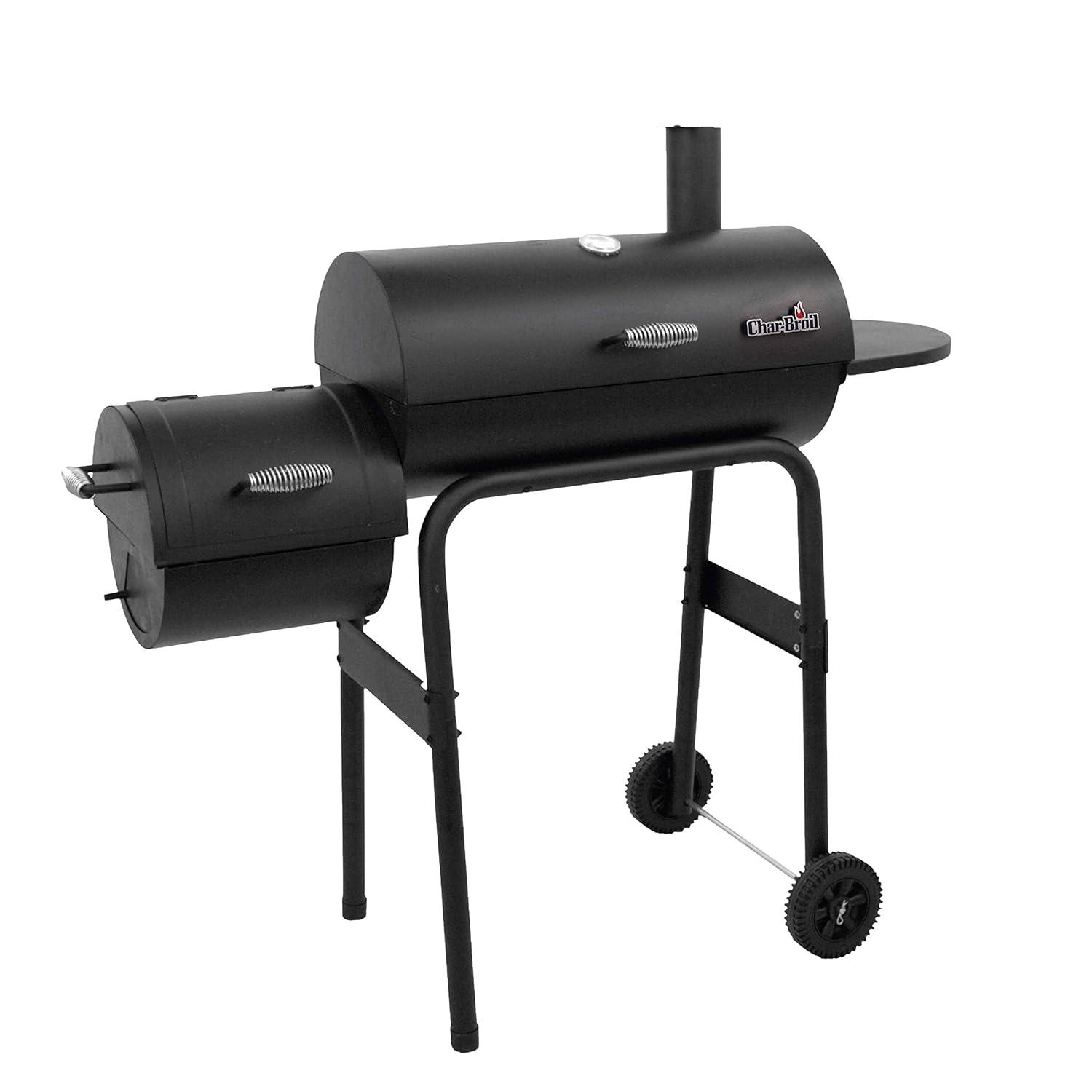Charbroil Charbroil American Gourmet 430 Offset Barrel Charcoal Grill and Smoker