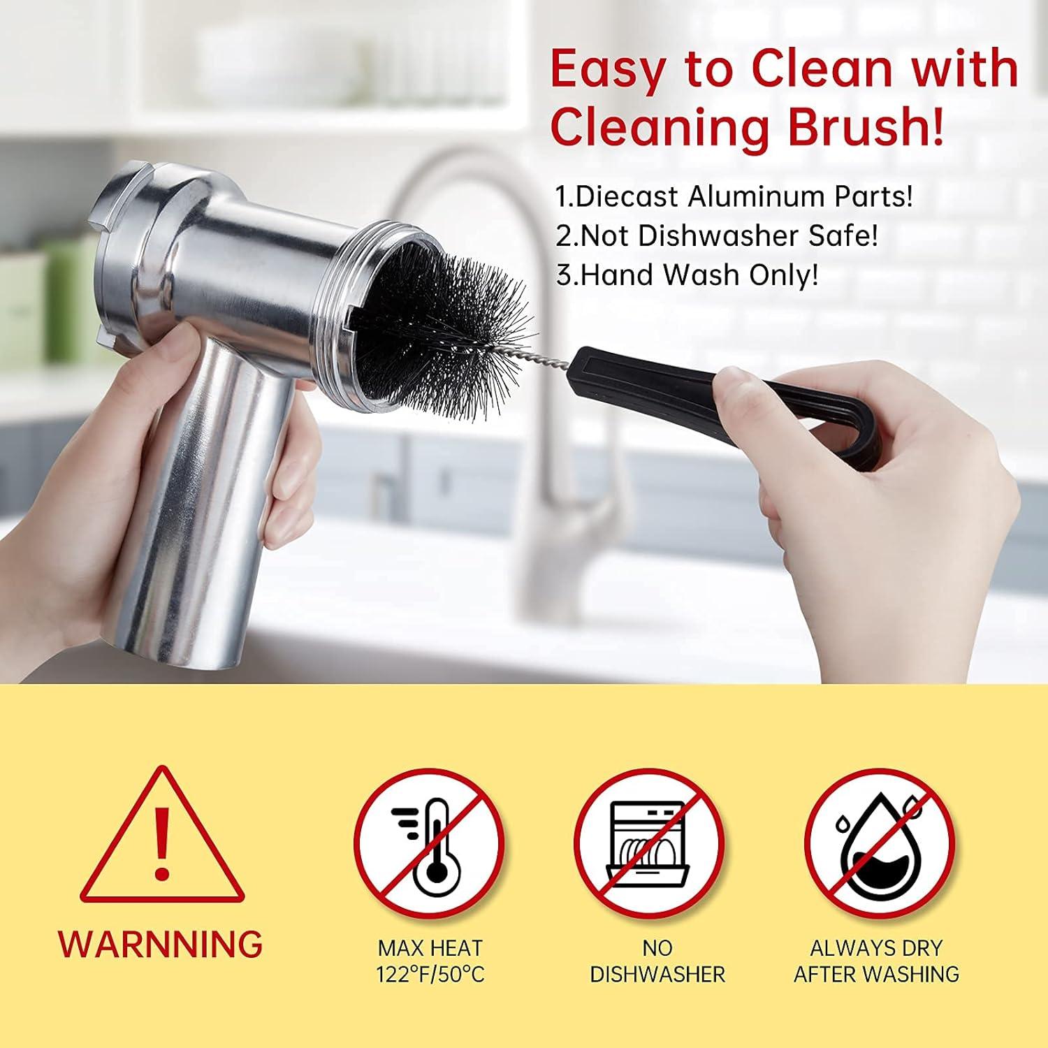 Slicer Shredder Attachments for AMZCHEF Slow Masticating Juicer ZM1501&GM3001 Rotary Cheese Grater Mandoline Vegetable Slicer for Fruit,Vegetables,Nuts with 3 Interchangeable Blades (Stainless Steel)