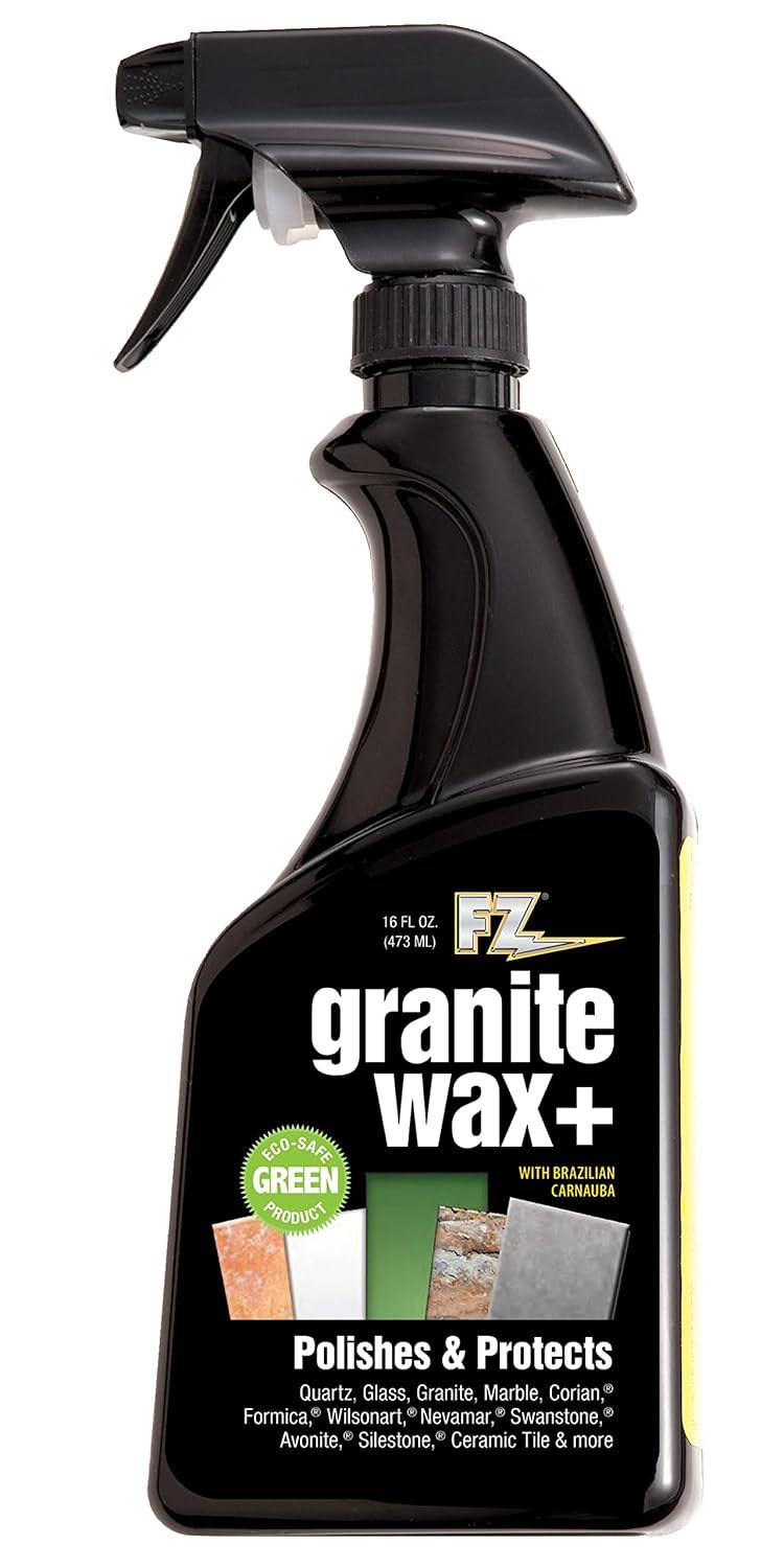 FZ Granite Wax – Granite Countertops Cleaner and Polish - Banana Scent 16oz