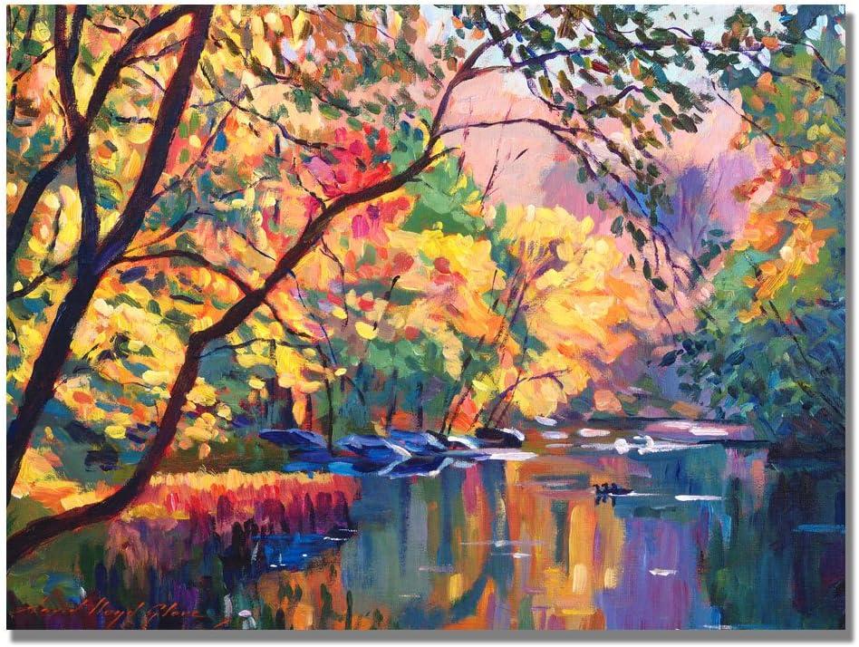 Trademark Fine Art -David Lloyd Glover 'Color Reflections' Canvas Art