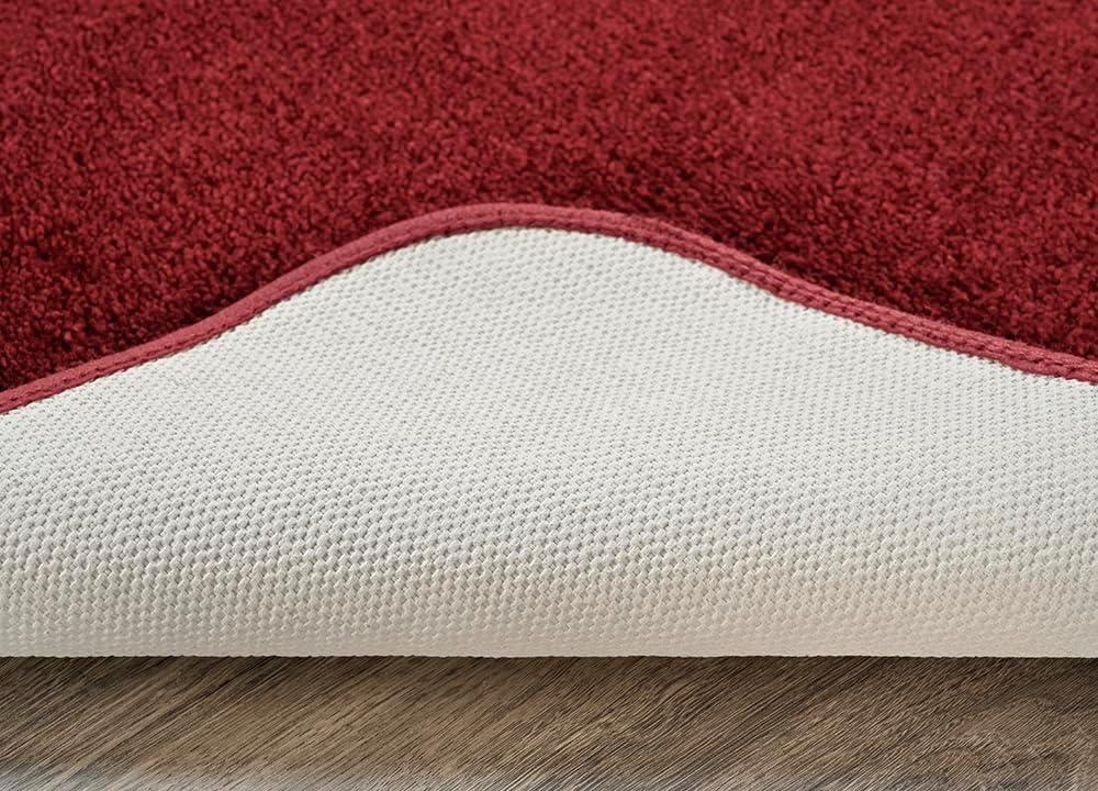 Garland Rug Traditional Bath Rug Set, 4-Piece, Chili Pepper Red