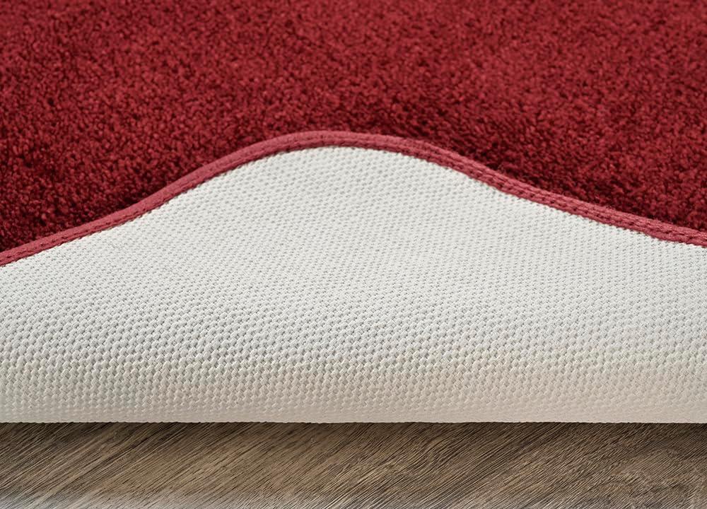 Garland Rug Traditional Bath Rug Set, 4-Piece, Chili Pepper Red