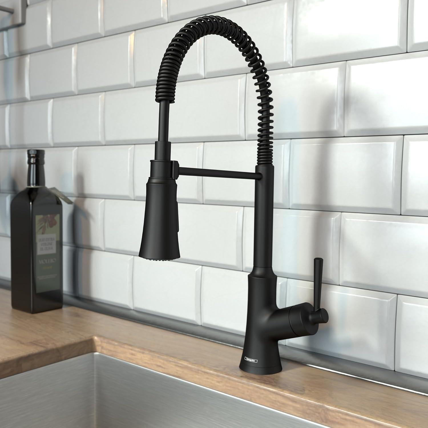 Joleena Pull Out Single Handle Kitchen Faucet