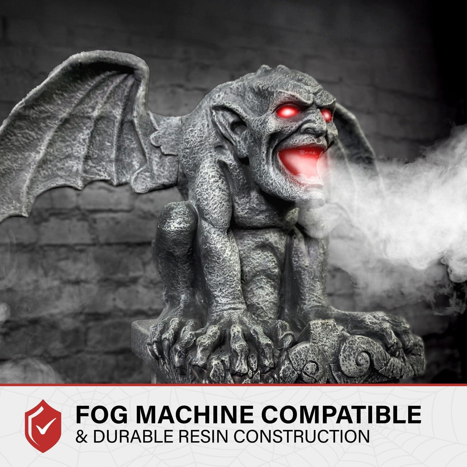 Haunted Hill Farm Lifesize Witch Prop with Lights and Sound, Indoor/Covered Outdoor Halloween Decoration