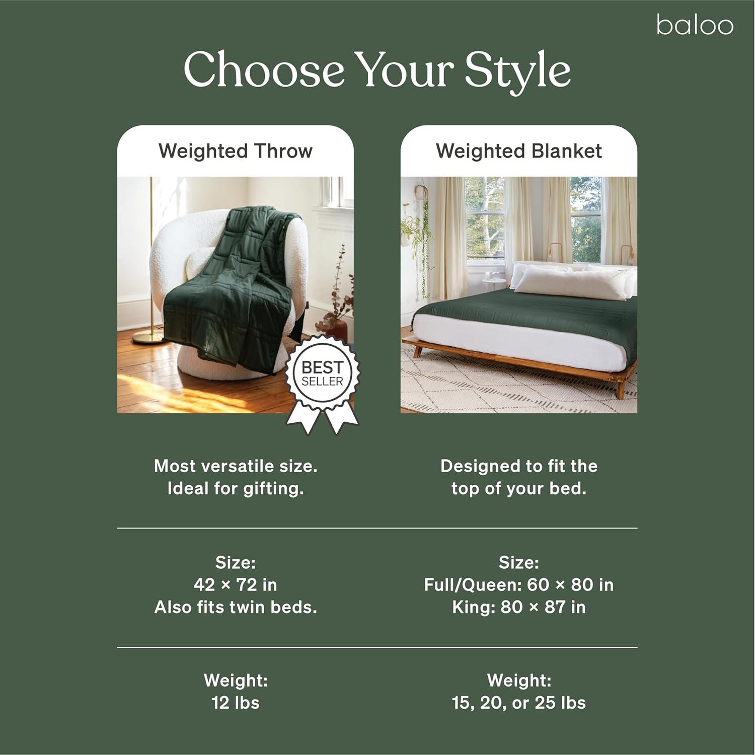 Baloo Living Baloo Living Cool Cotton Weighted Blanket