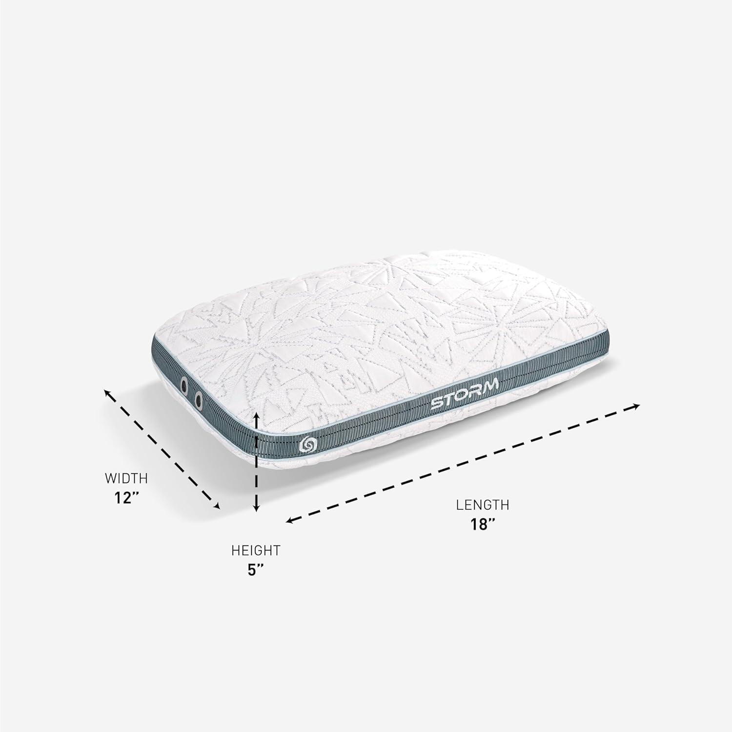 Medium Firm Black Memory Foam Travel Pillow with Cooling Cover