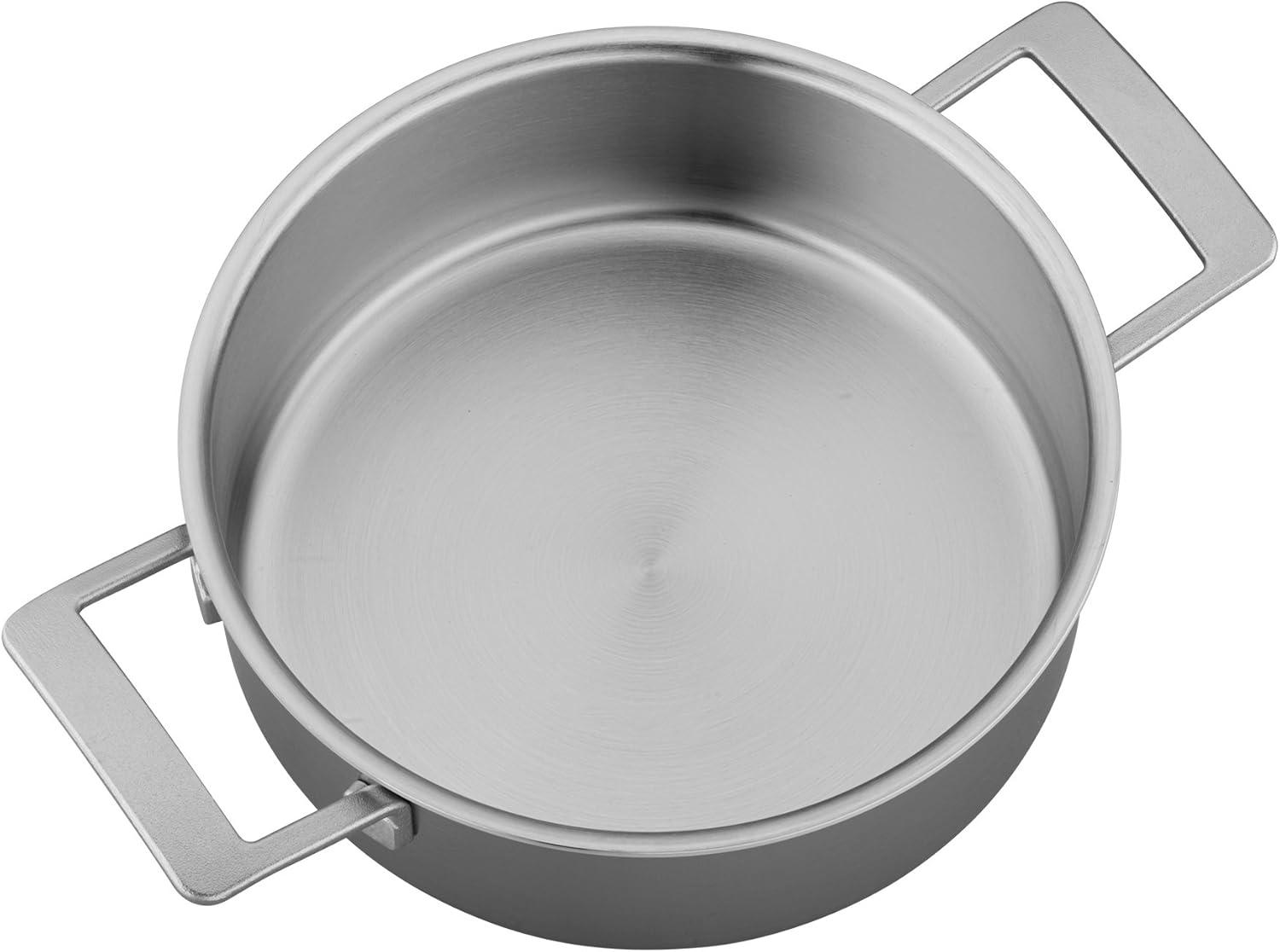 Demeyere Industry 5-Ply 4-qt Stainless Steel Deep Saute Pan