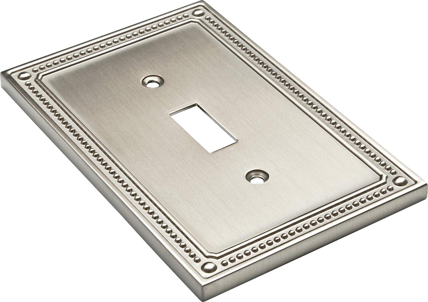 Classic Beaded 1-Gang Duplex Outlet Wall Plate