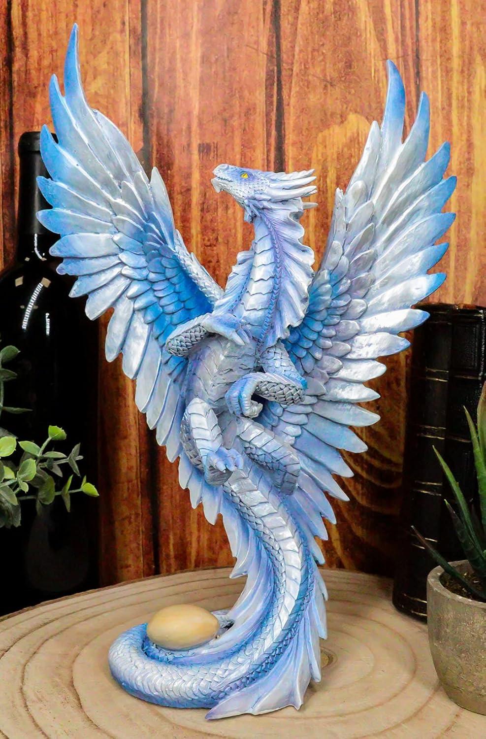 Ebros Sandstorm Cloud Wind Dragon Adult Mother 12"H Figurine Anne Stokes Fantasy