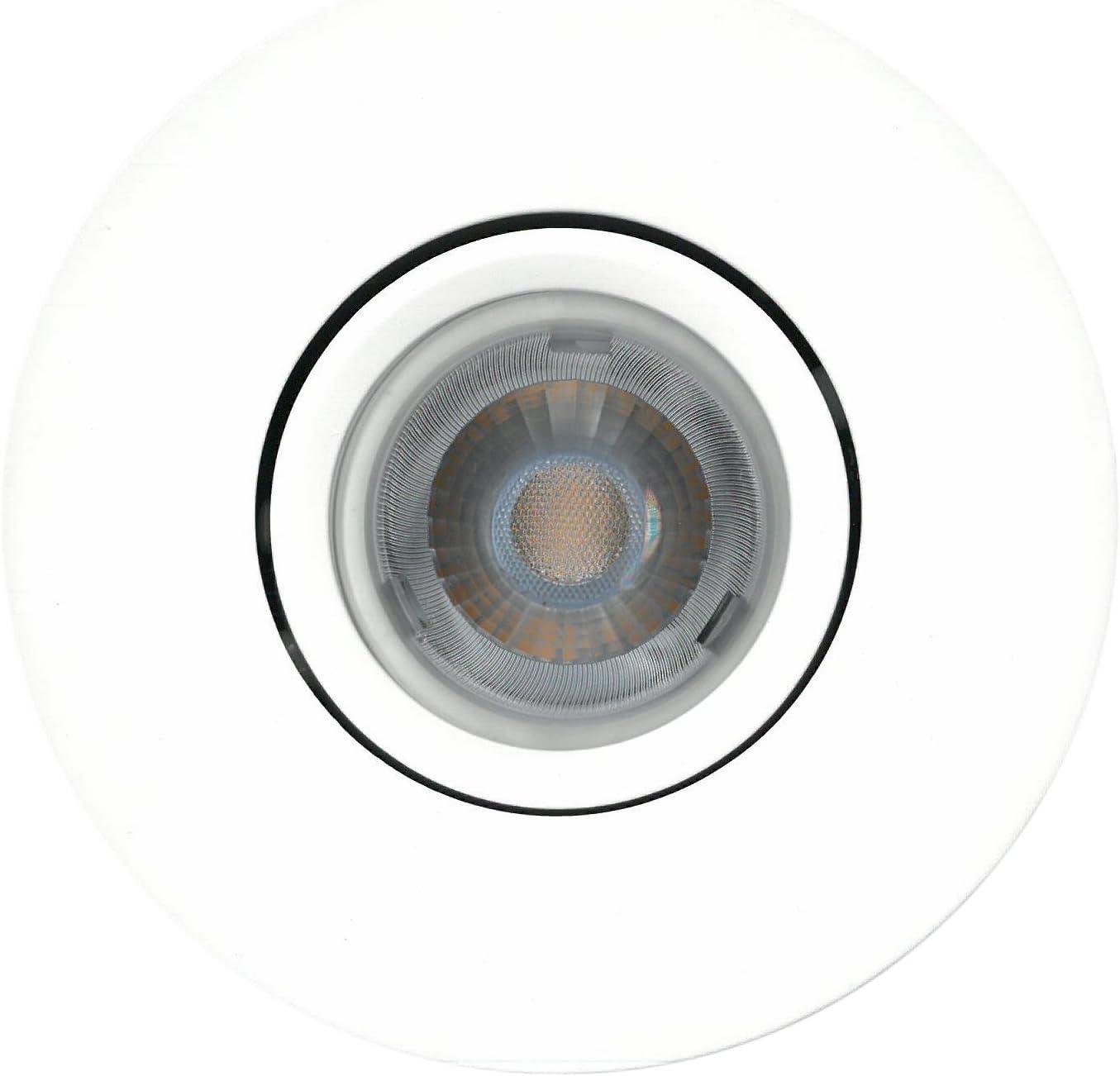 Matte White 4.5" LED Recessed Lighting Kit