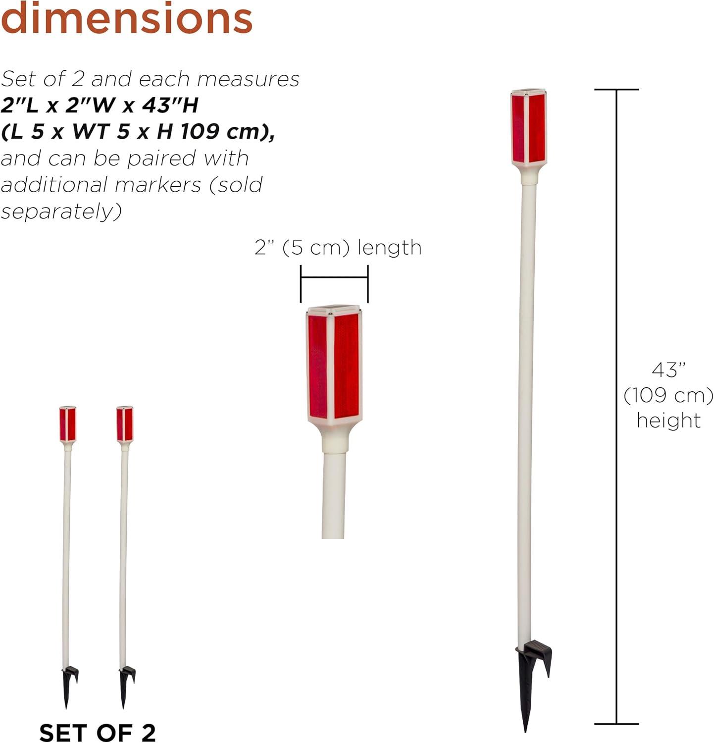 White Solar Powered Integrated LED Pathway Light Pack