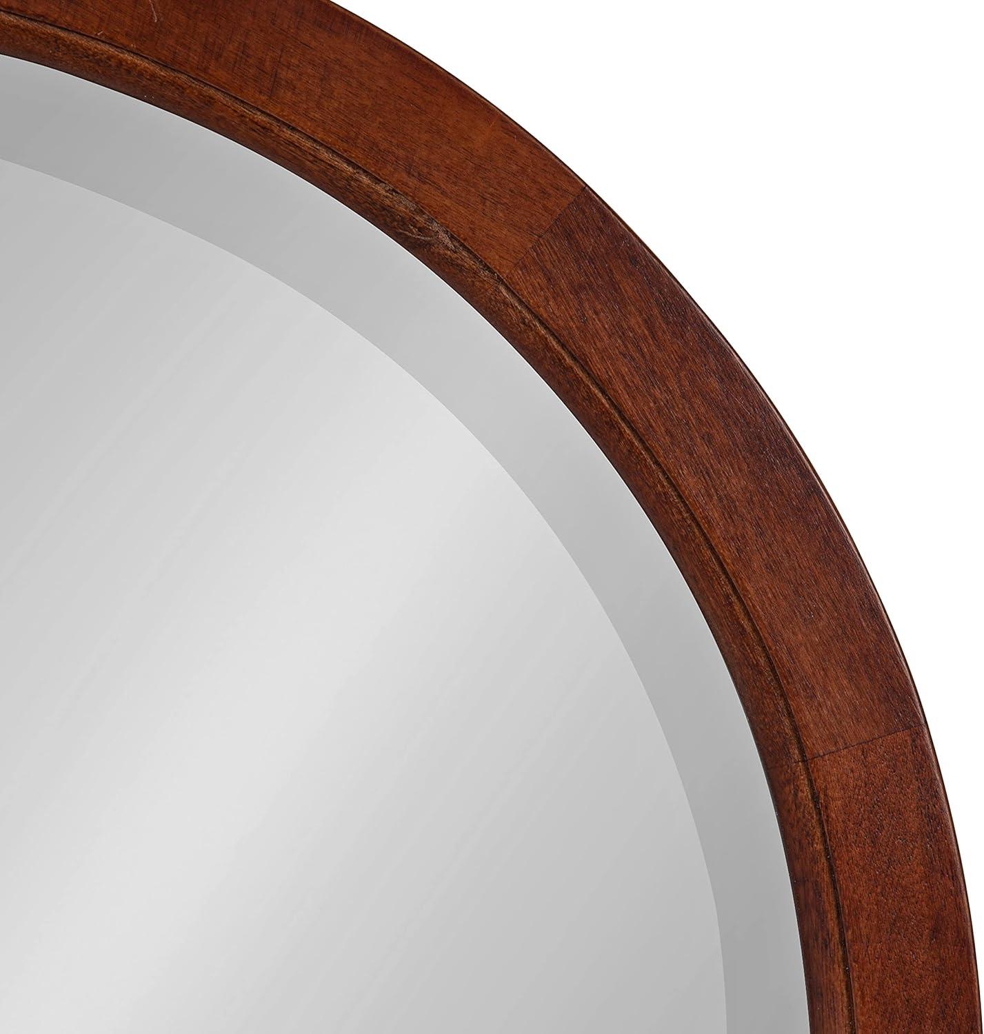 Hogan Round Framed Decorative Wall Mirror - Kate & Laurel All Things Decor