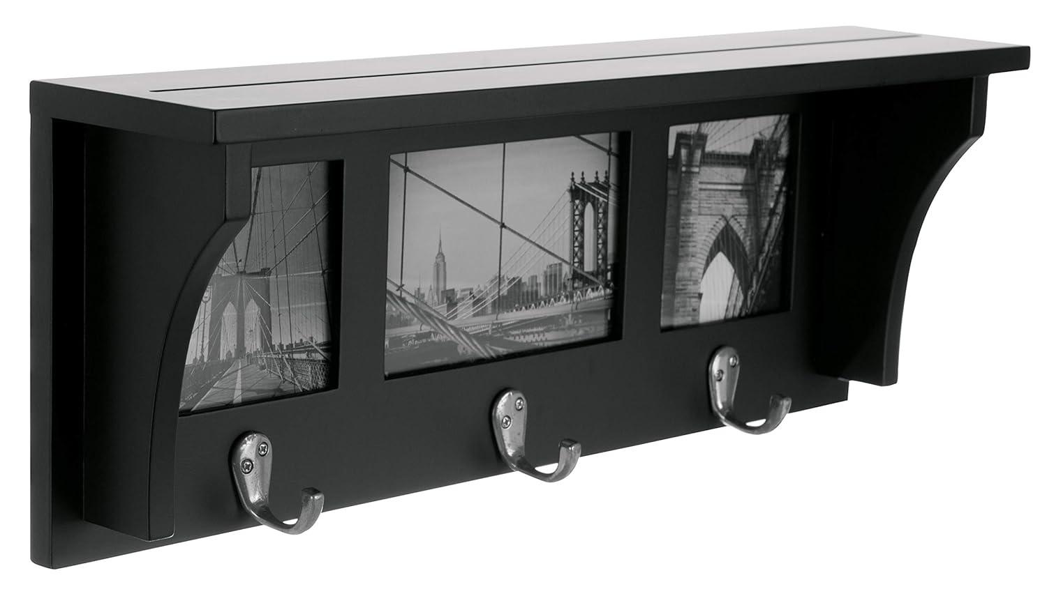 Winston Porter Lemire Wall 3 - Hook Wall Mounted Coat Rack