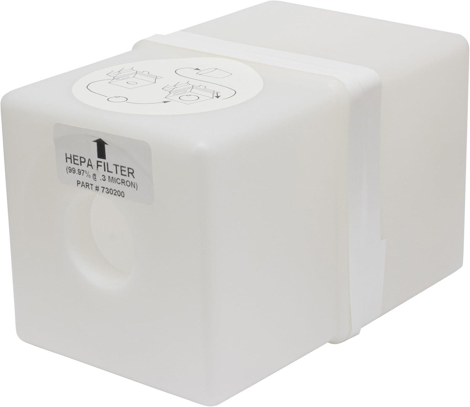 Opaque HEPA Filter Cartridges for Express Vacuum Systems, 2-Pack