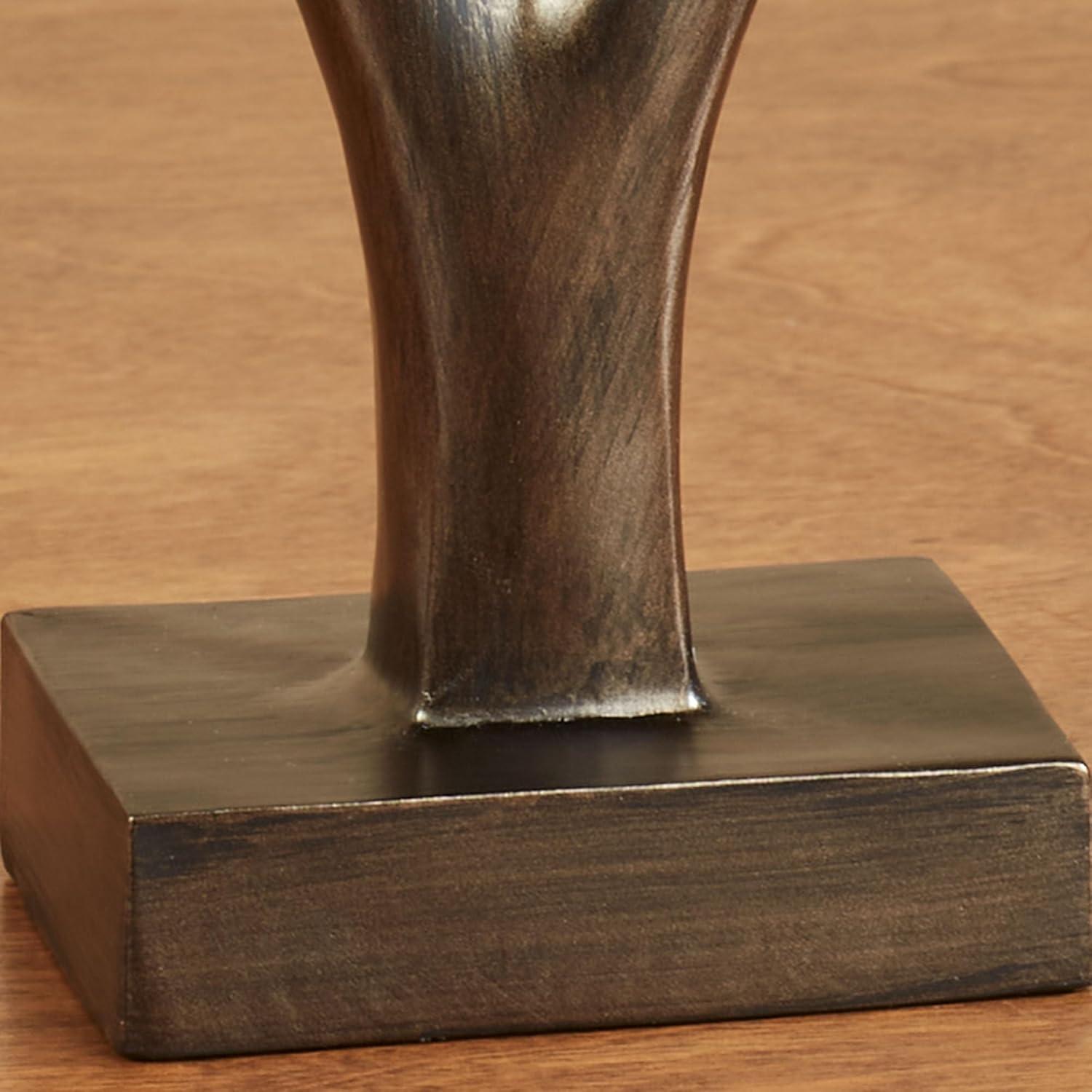 Heartfelt Family Table Sculpture Bronze Bronze