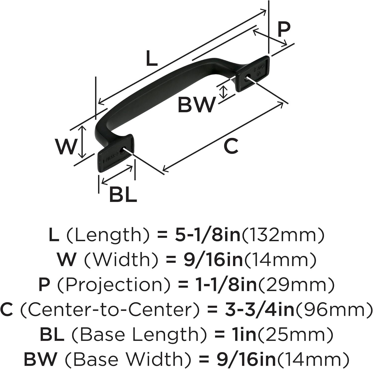 Highland Ridge 3 3/4" Center to Center Arch Pull