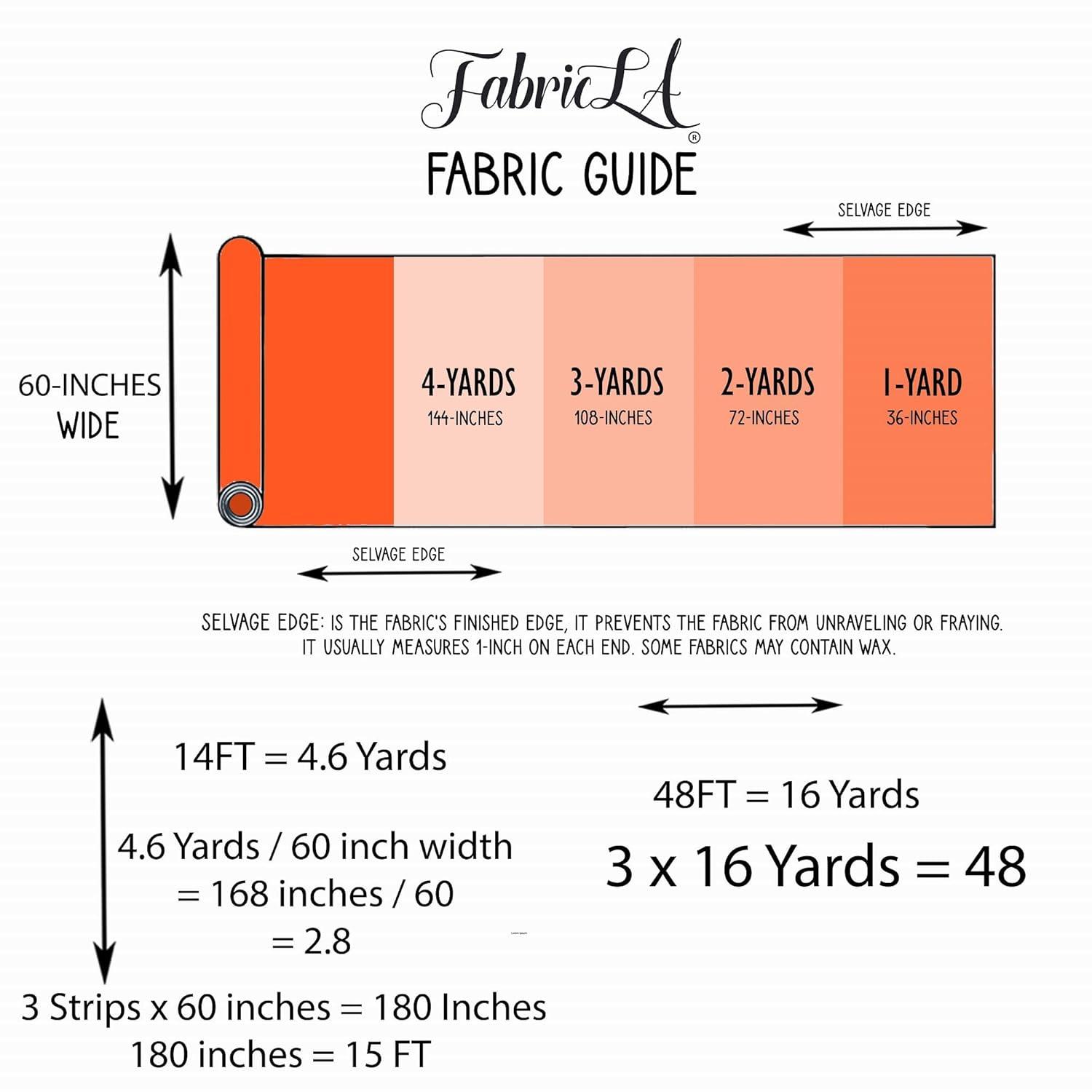 FabricLA Cotton Spandex Jersey Fabric - 10 oz, 4-Way Stretch, 60" Inch Wide by The Yard – Skirts, Tops, T-Shirts