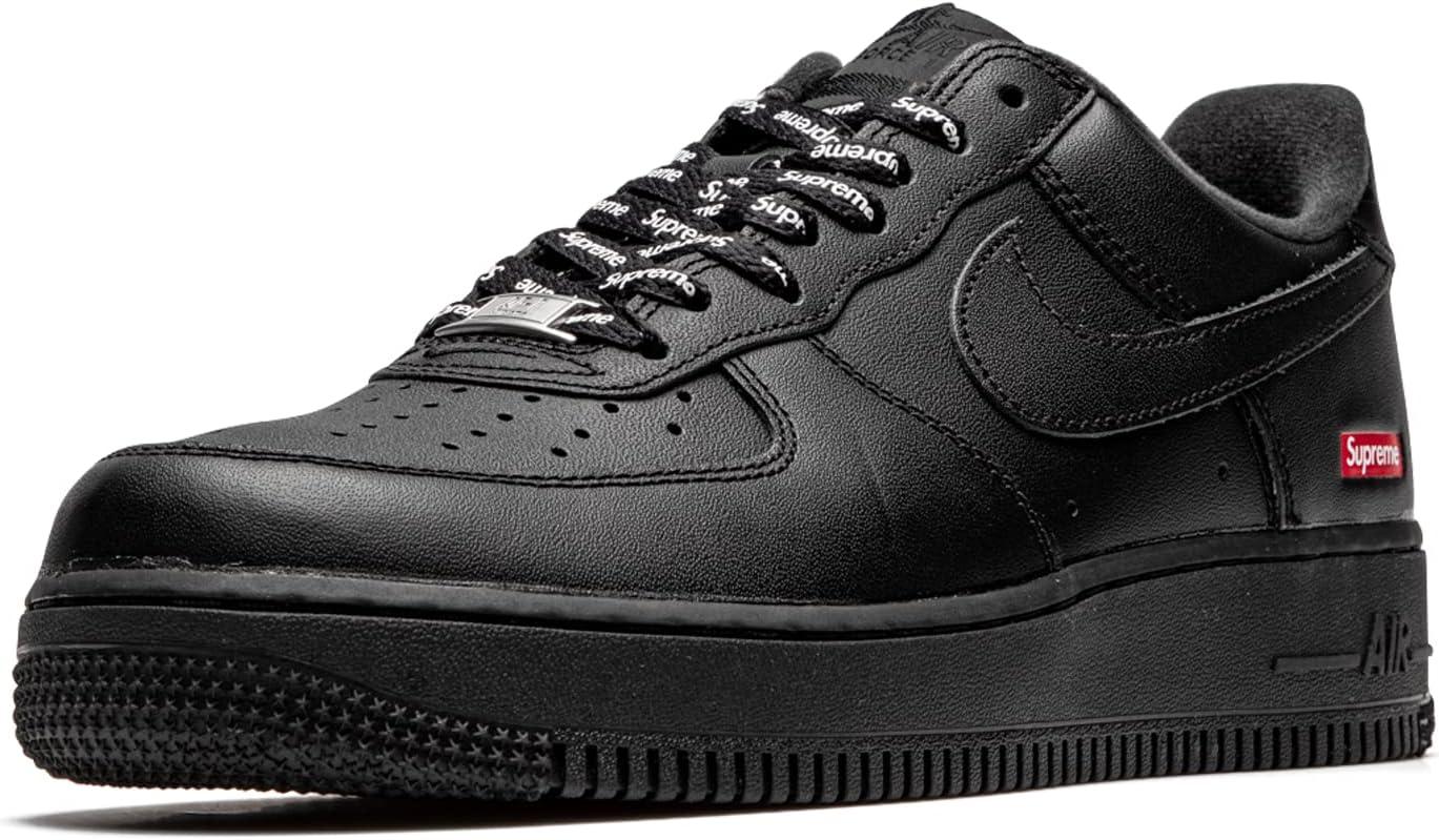 Supreme X Air Force 1 Low 'Box Logo - Black' - Cu9225-001 - Size 10.5 - Mens