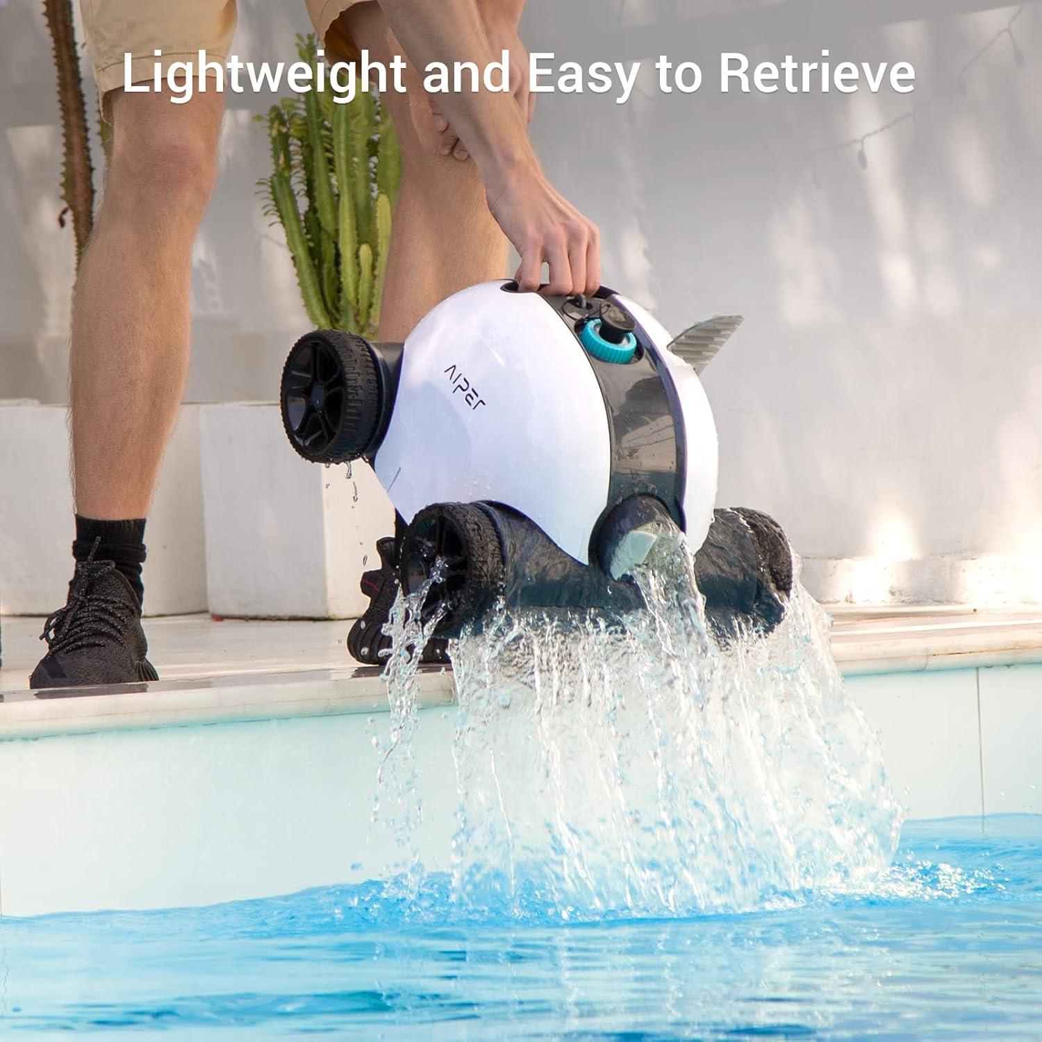 Aiper Cordless Robotic Pool Cleaner with Dual-Drive Motors