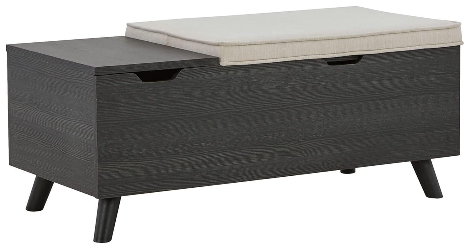 Loon Peak® Kadira Polyester Upholstered Storage Bench
