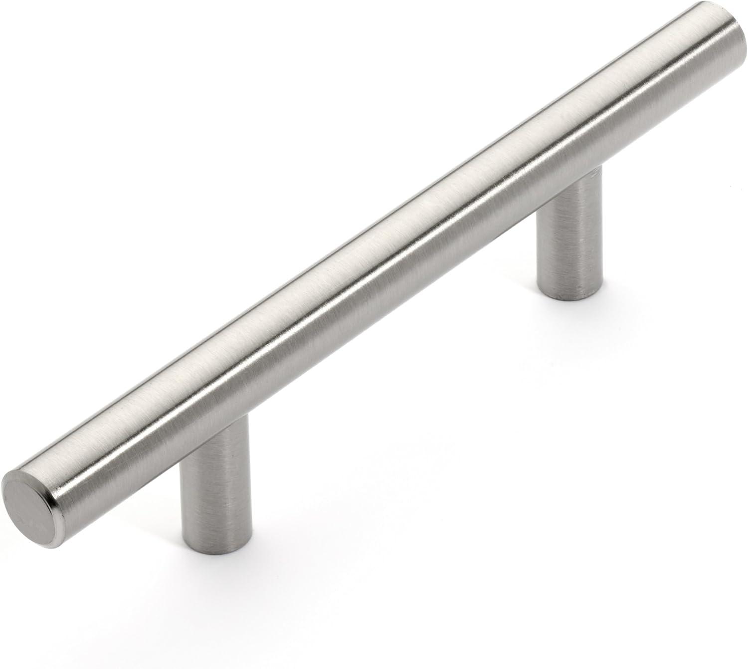 Dynasty Hardware P-1001-SN European 5.75 in. Bar Pull Cabinet Pull- Satin Nickel