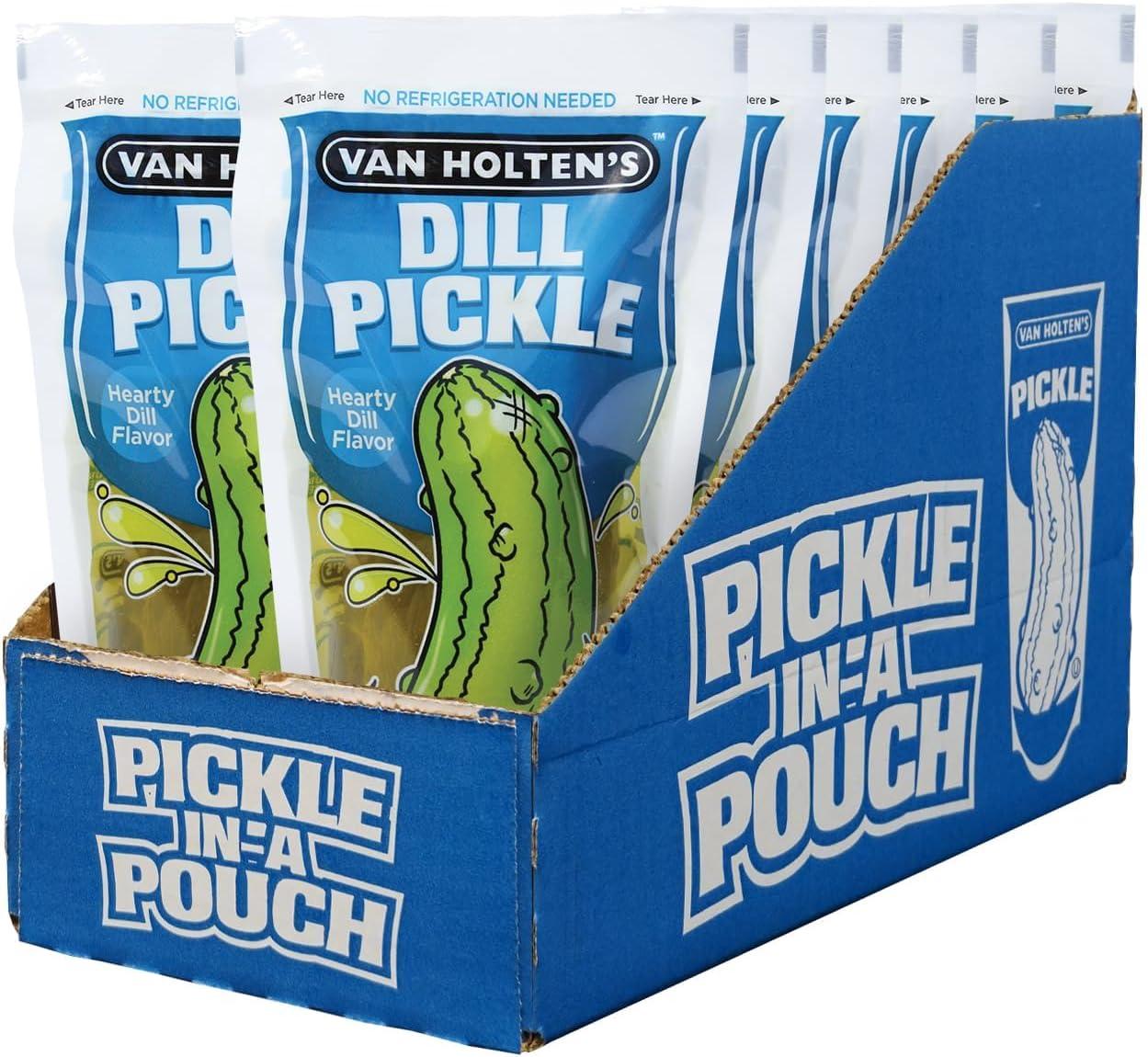 Van Holten's Pickles - Jumbo Dill Pickle-In-A-Pouch - 12 Pack