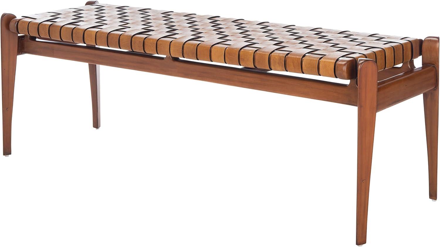 Kenan Genuine Leather Bench