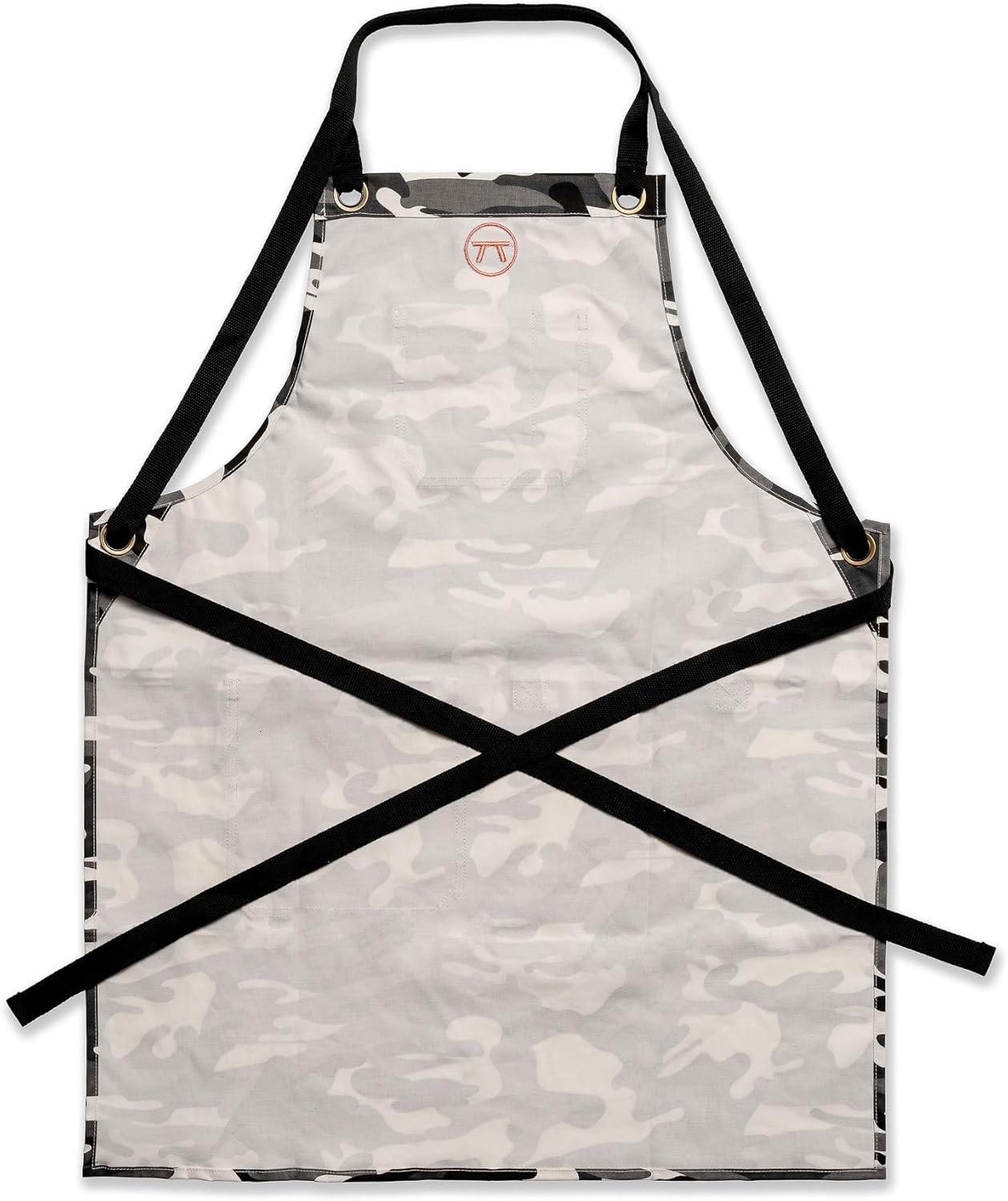 Outset Outset Camo Grill Apron, Cotton Apron For Men and Women