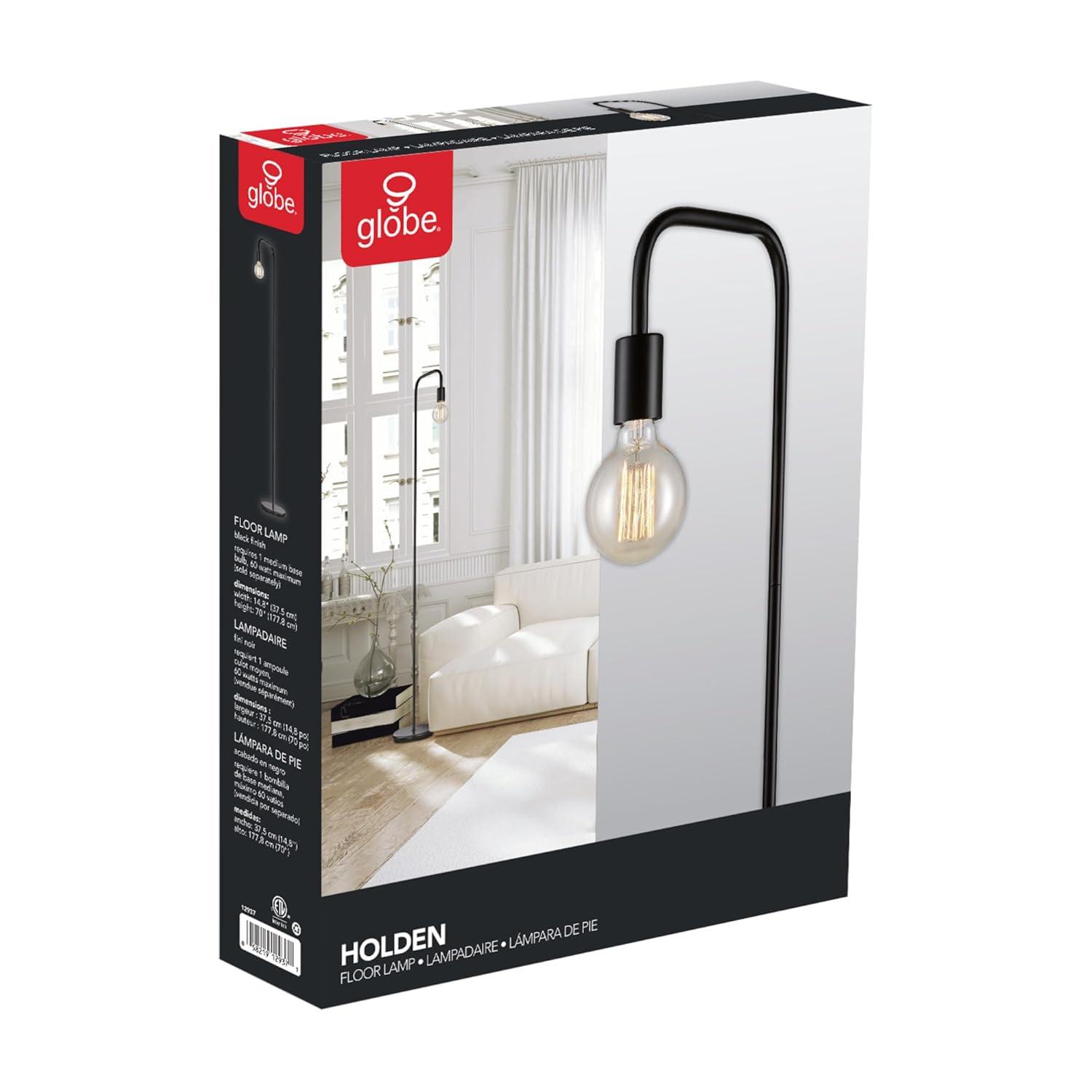 Globe Electric Holden 70" Black Floor Lamp