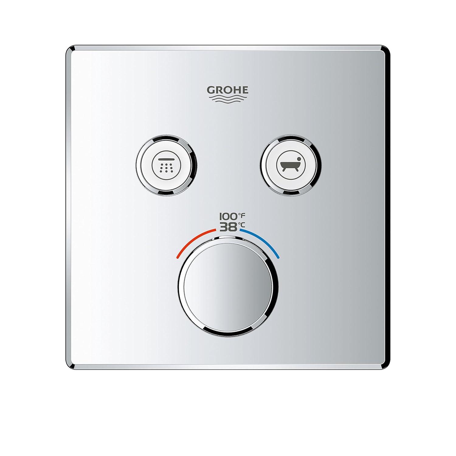 Grohtherm® SmartControl Dual Function Thermostatic Trim with Control Module