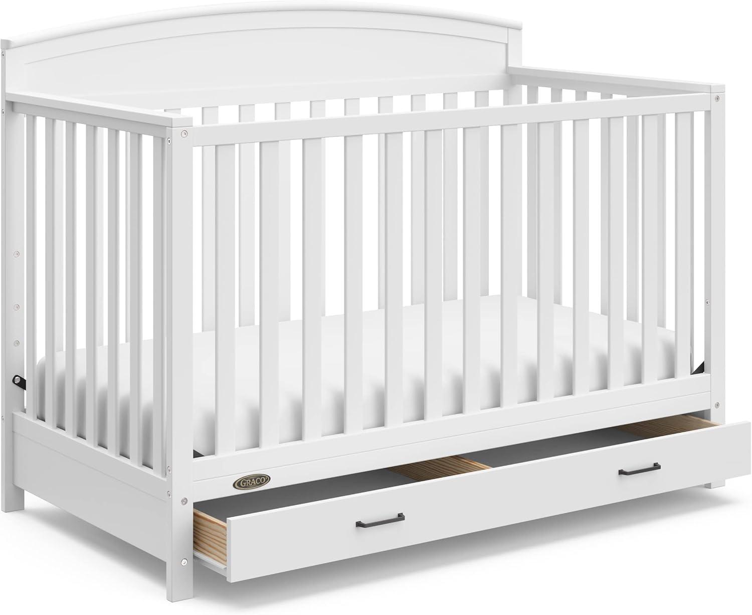 Benton 5-In-1 Convertible Crib With Drawer