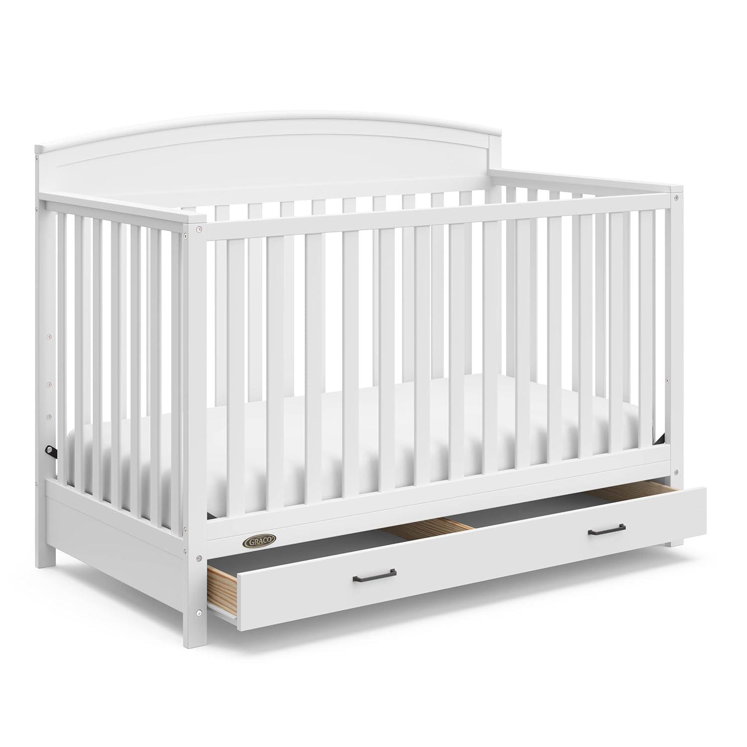 Benton 5-In-1 Convertible Crib With Drawer